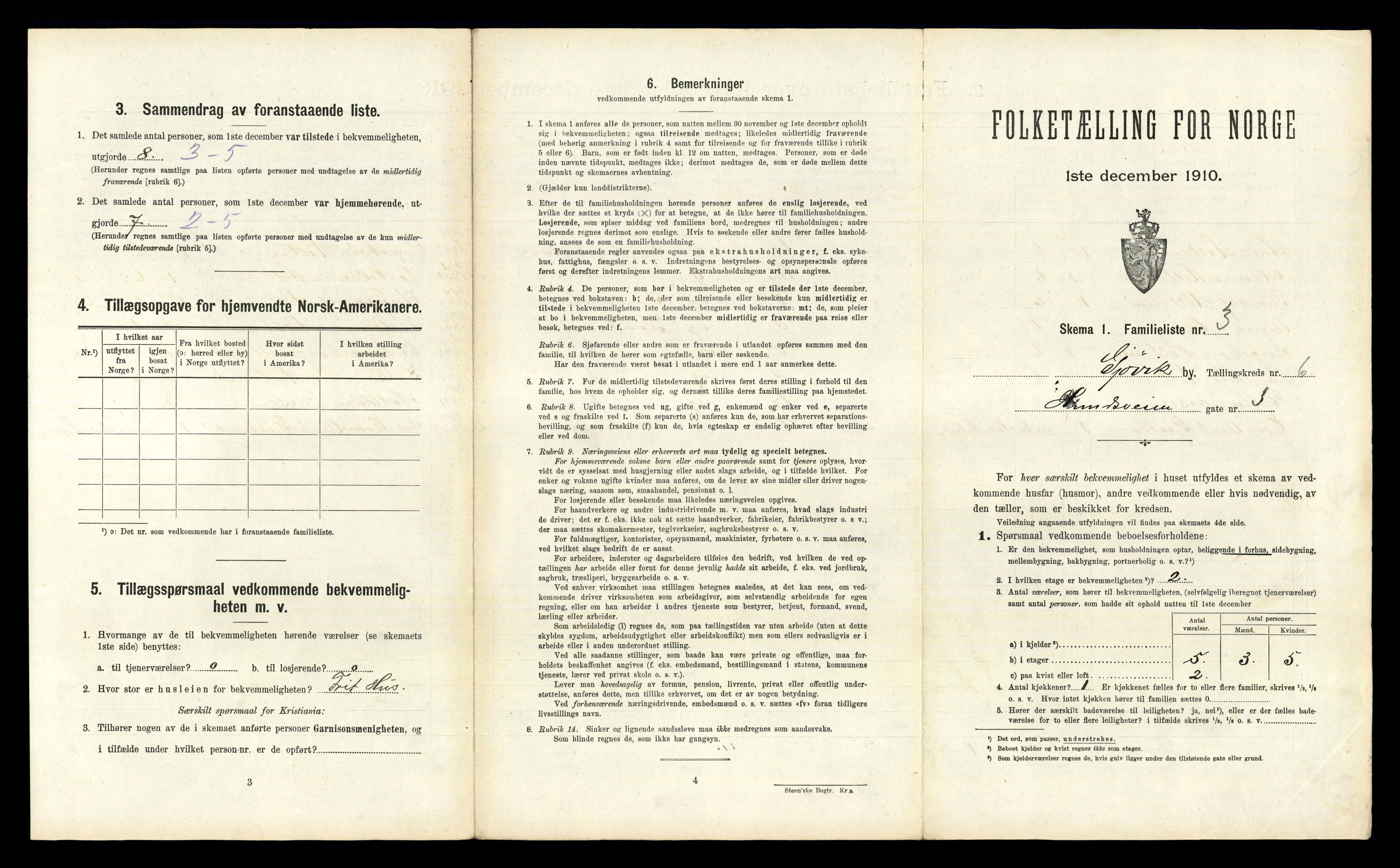 RA, 1910 census for Gjøvik, 1910, p. 1586