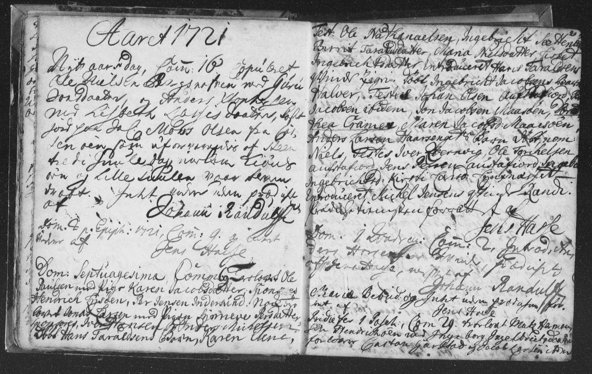Ministerialprotokoller, klokkerbøker og fødselsregistre - Nord-Trøndelag, SAT/A-1458/786/L0685: Parish register (official) no. 786A01, 1710-1798, p. 20