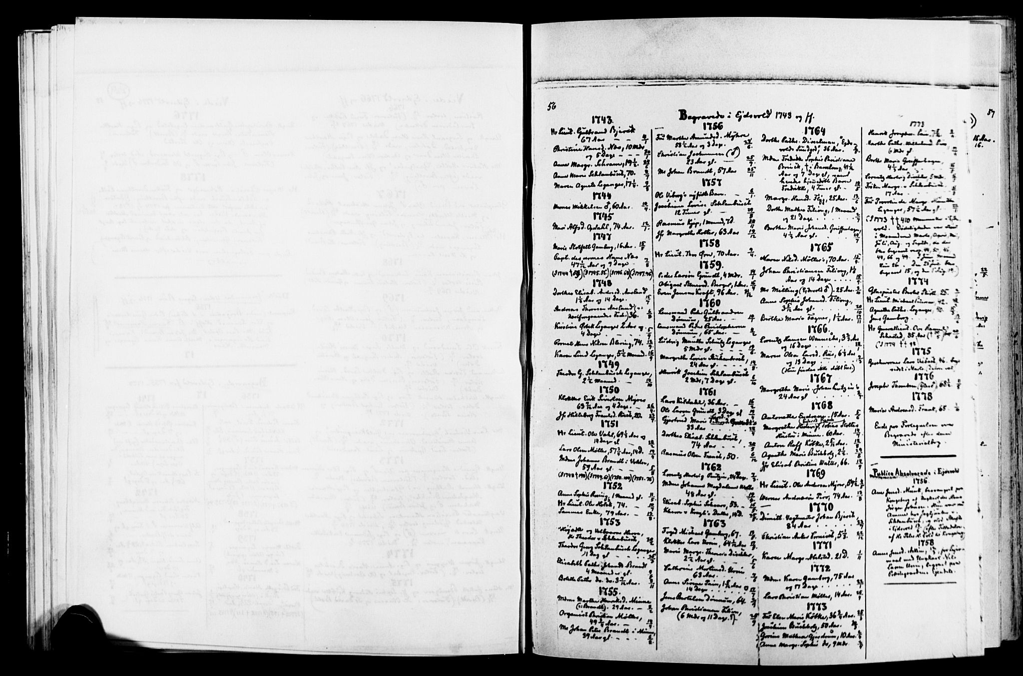 Eidsvoll prestekontor Kirkebøker, AV/SAO-A-10888/O/Oa/L0001: Other parish register no. 1, 1688-1856, p. 56