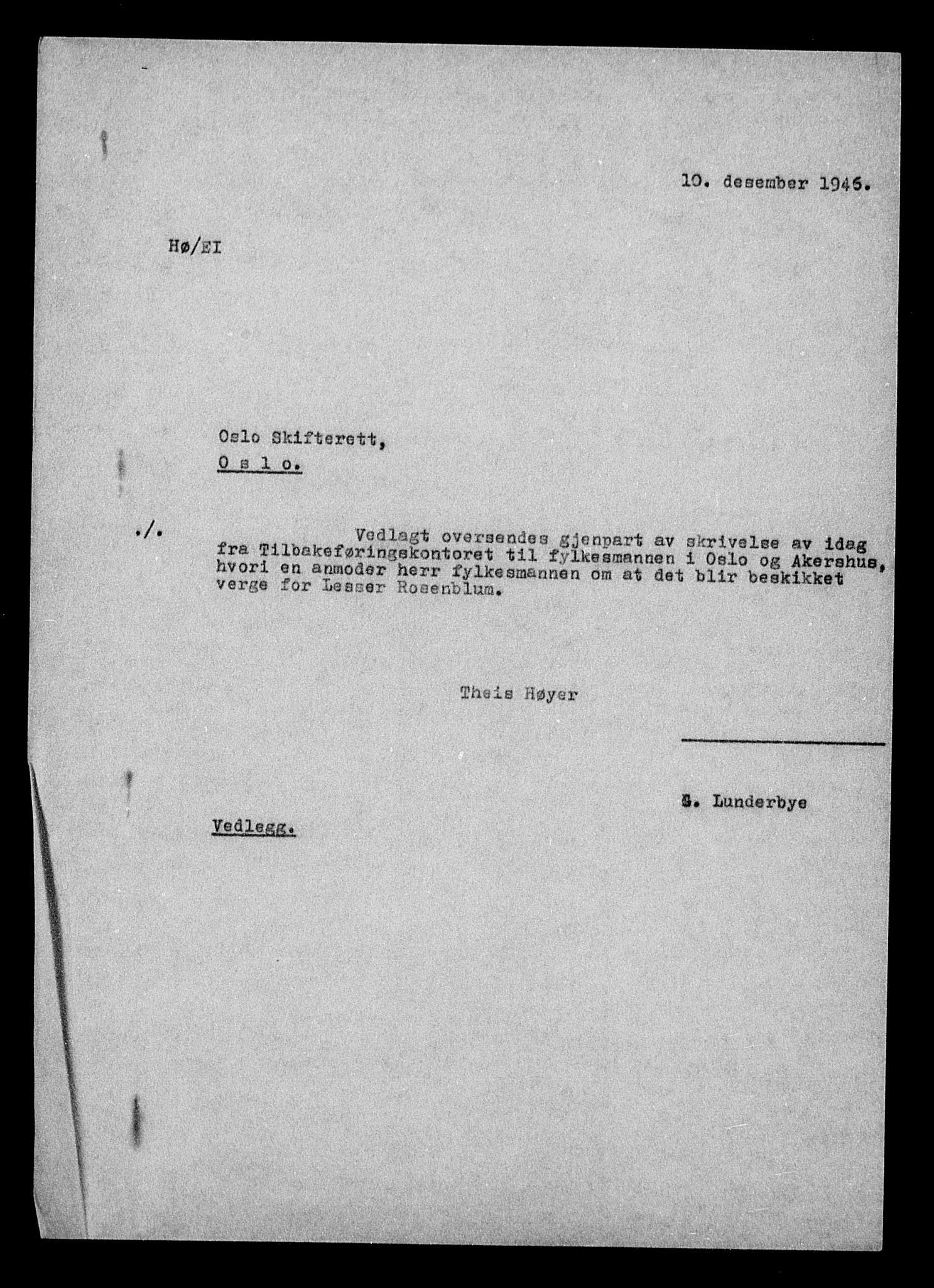 Justisdepartementet, Tilbakeføringskontoret for inndratte formuer, AV/RA-S-1564/H/Hc/Hcc/L0974: --, 1945-1947, p. 7