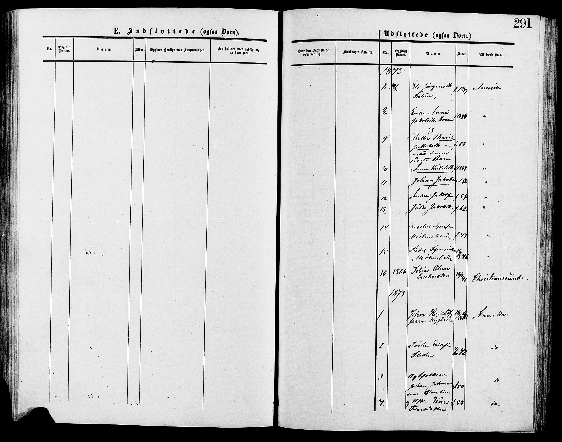 Lesja prestekontor, SAH/PREST-068/H/Ha/Haa/L0009: Parish register (official) no. 9, 1854-1889, p. 291