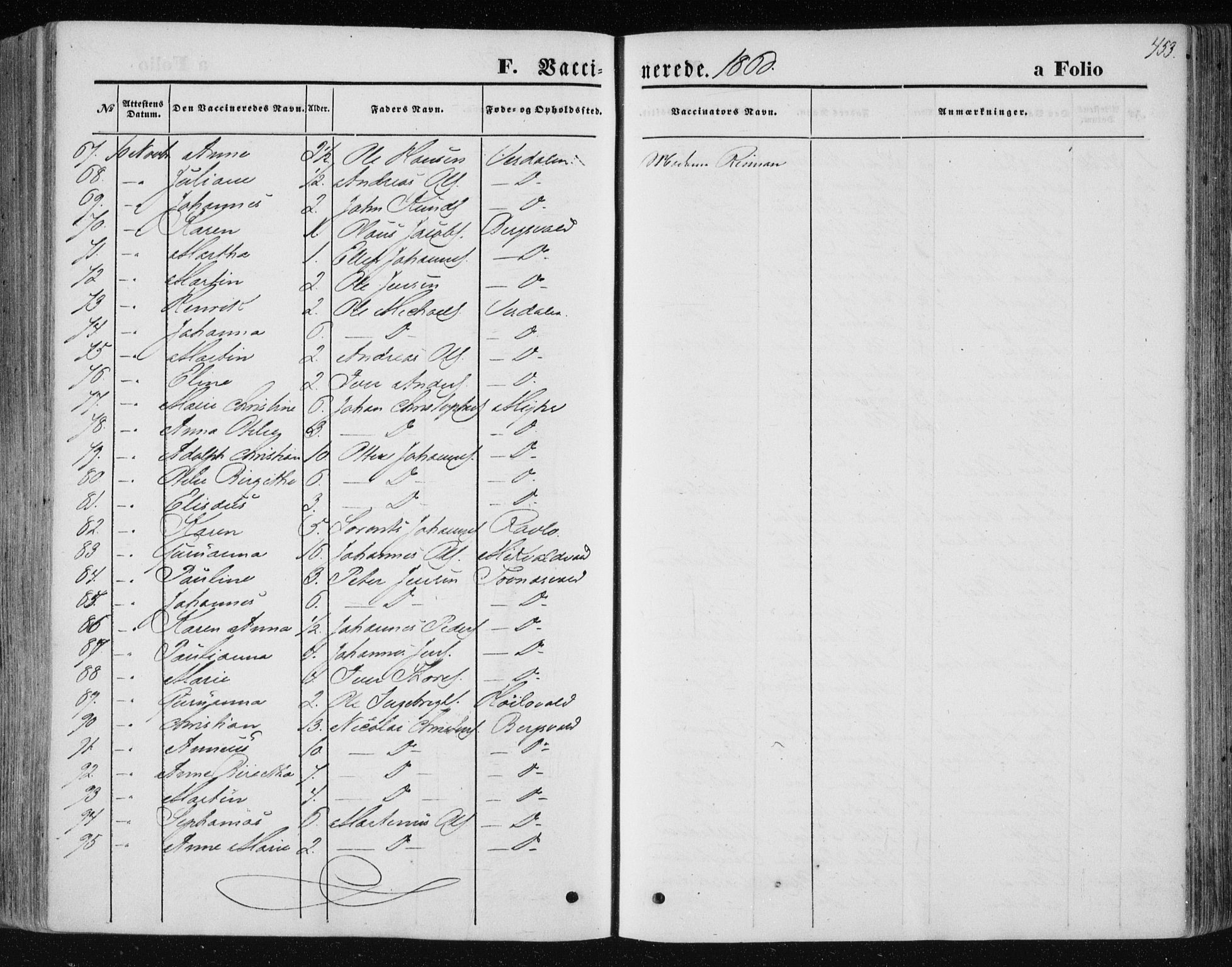 Ministerialprotokoller, klokkerbøker og fødselsregistre - Nord-Trøndelag, SAT/A-1458/723/L0241: Parish register (official) no. 723A10, 1860-1869, p. 453