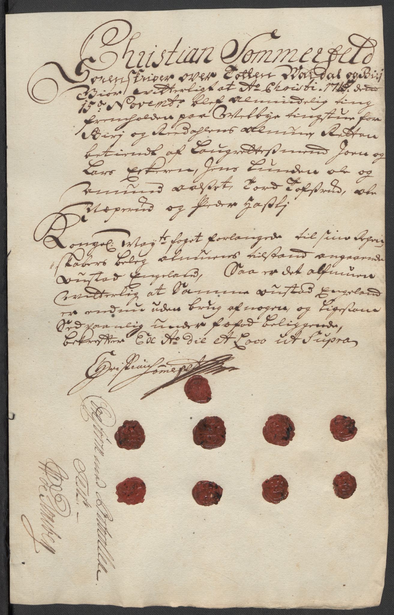 Rentekammeret inntil 1814, Reviderte regnskaper, Fogderegnskap, RA/EA-4092/R18/L1314: Fogderegnskap Hadeland, Toten og Valdres, 1715, p. 442