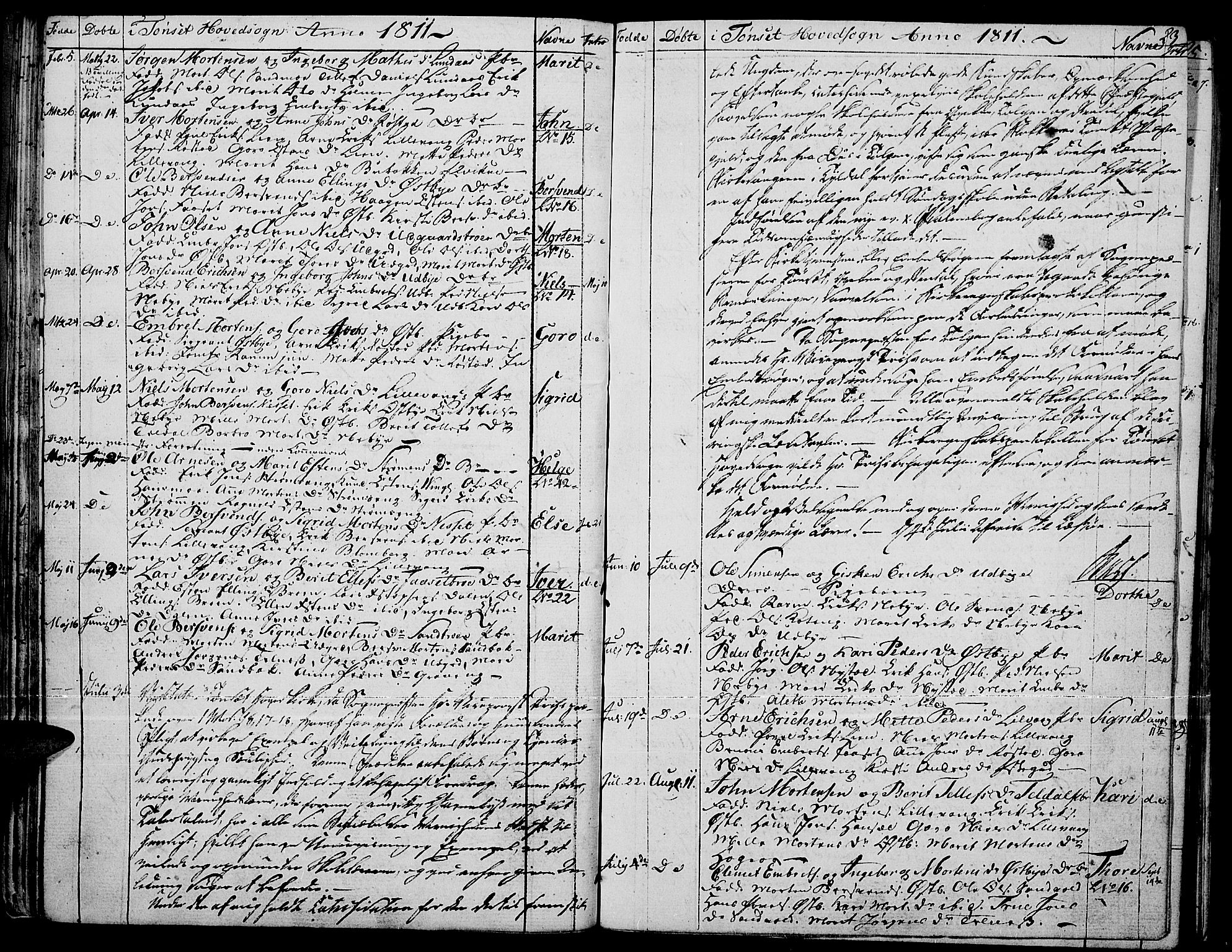 Tynset prestekontor, SAH/PREST-058/H/Ha/Haa/L0015: Parish register (official) no. 15, 1801-1814, p. 23