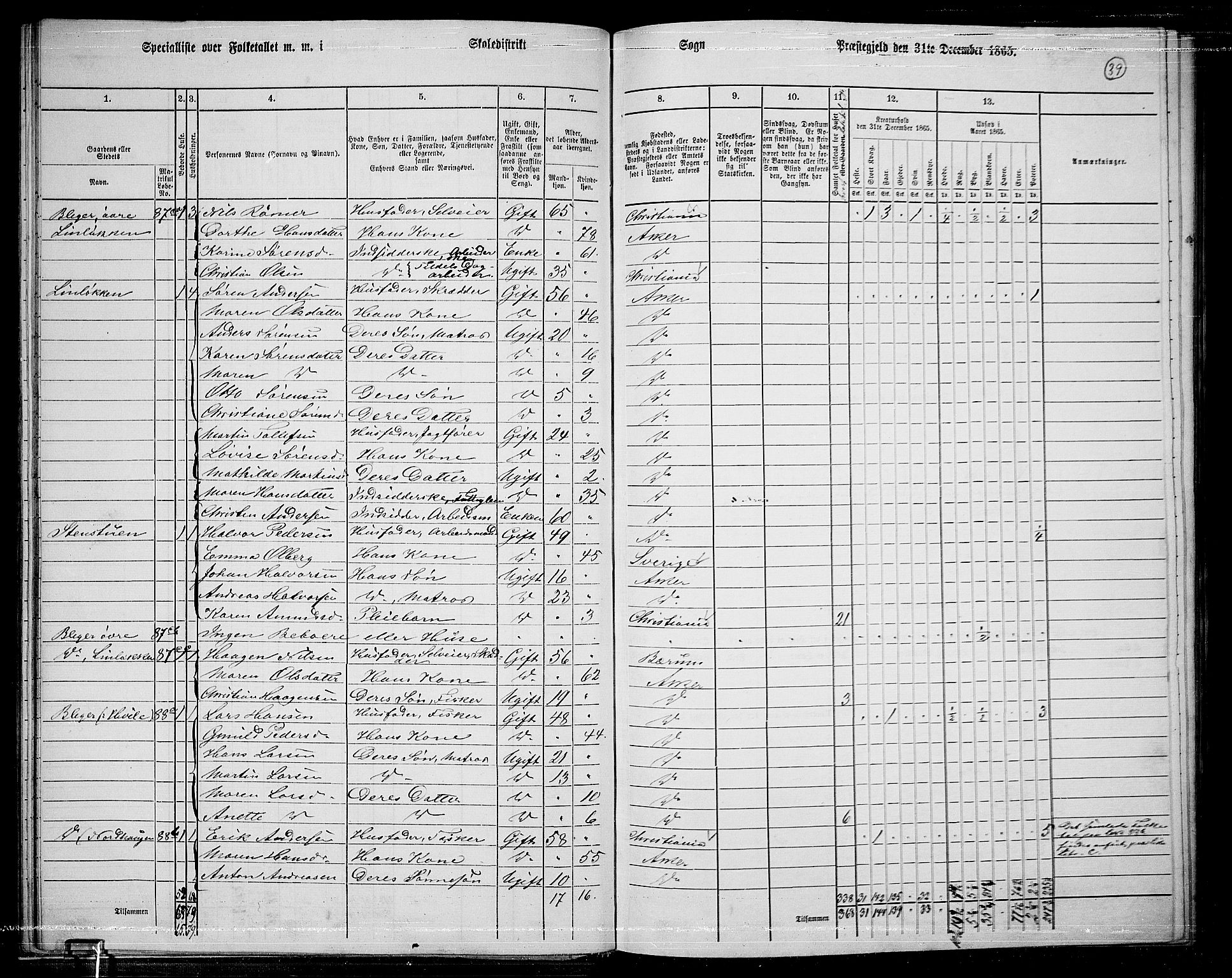 RA, 1865 census for Asker, 1865, p. 41