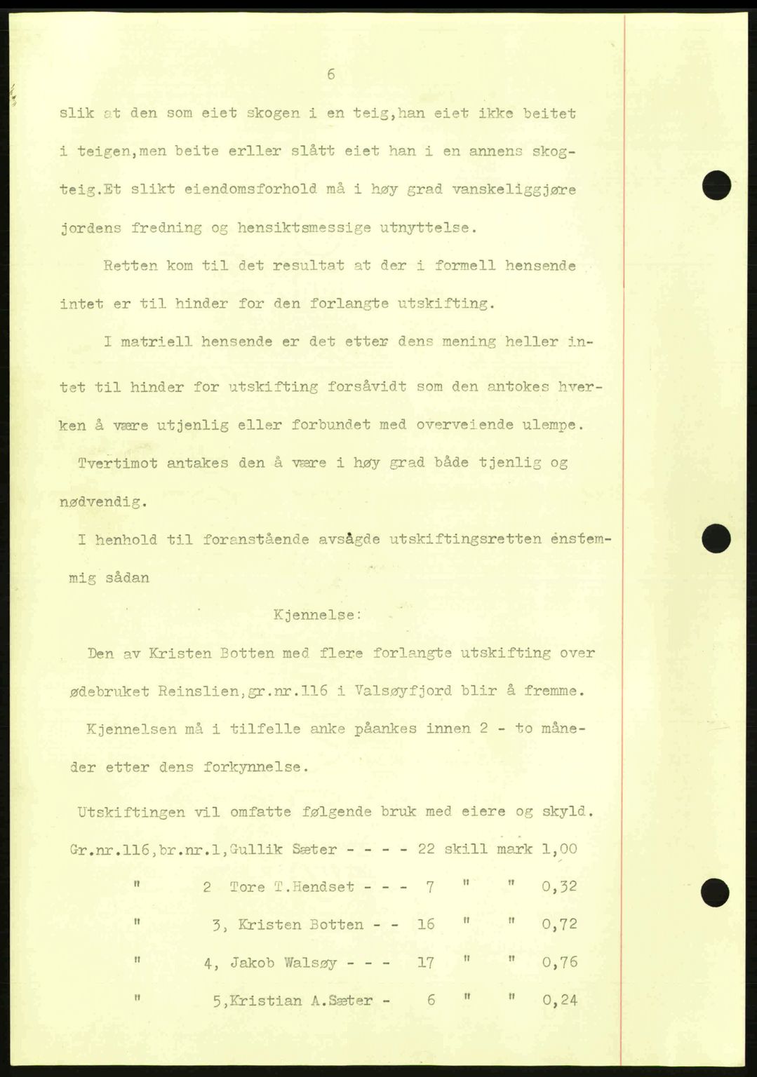 Nordmøre sorenskriveri, AV/SAT-A-4132/1/2/2Ca: Mortgage book no. A98, 1944-1944, Diary no: : 2232/1944