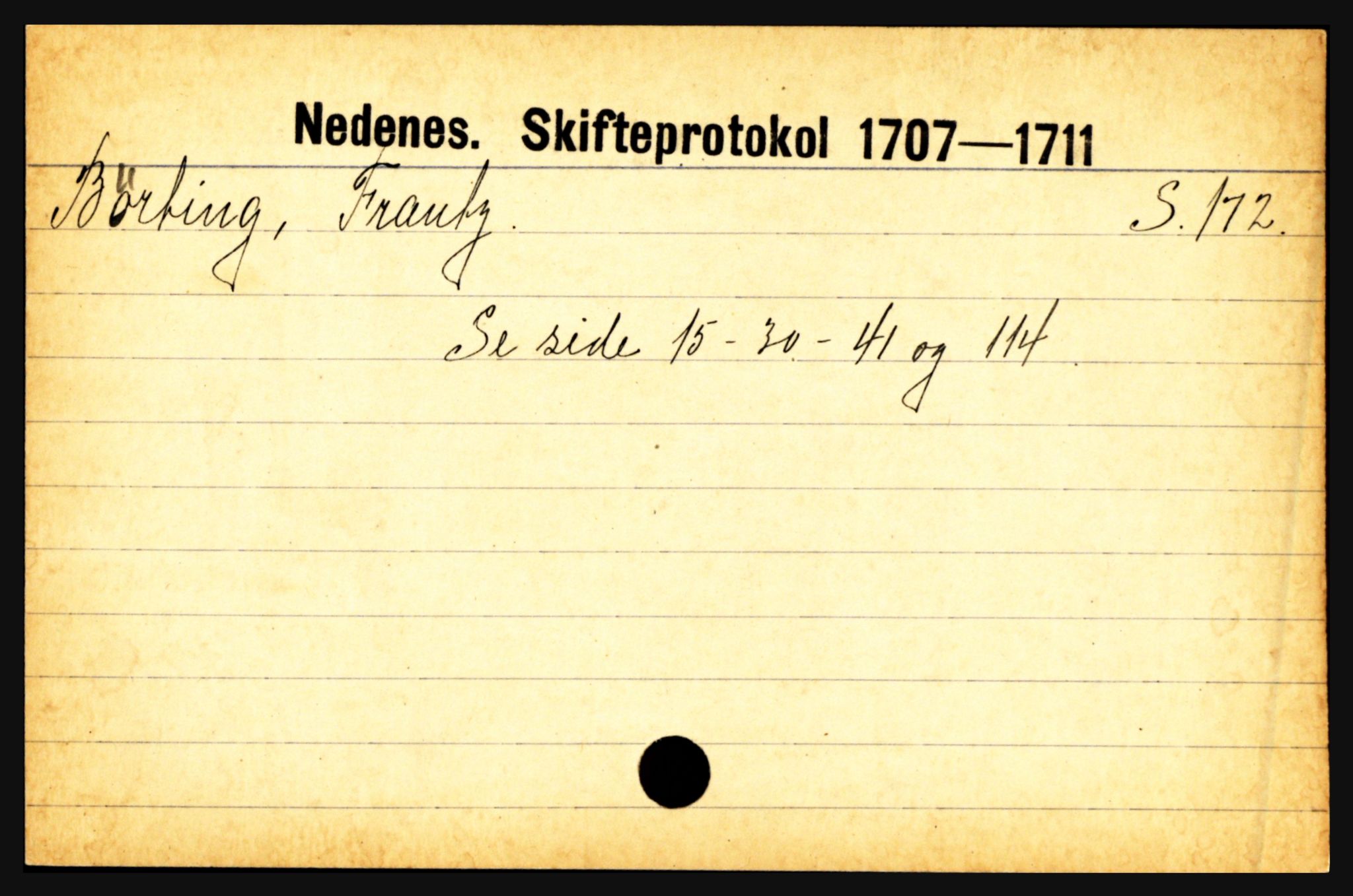 Nedenes sorenskriveri før 1824, AV/SAK-1221-0007/H, p. 4821