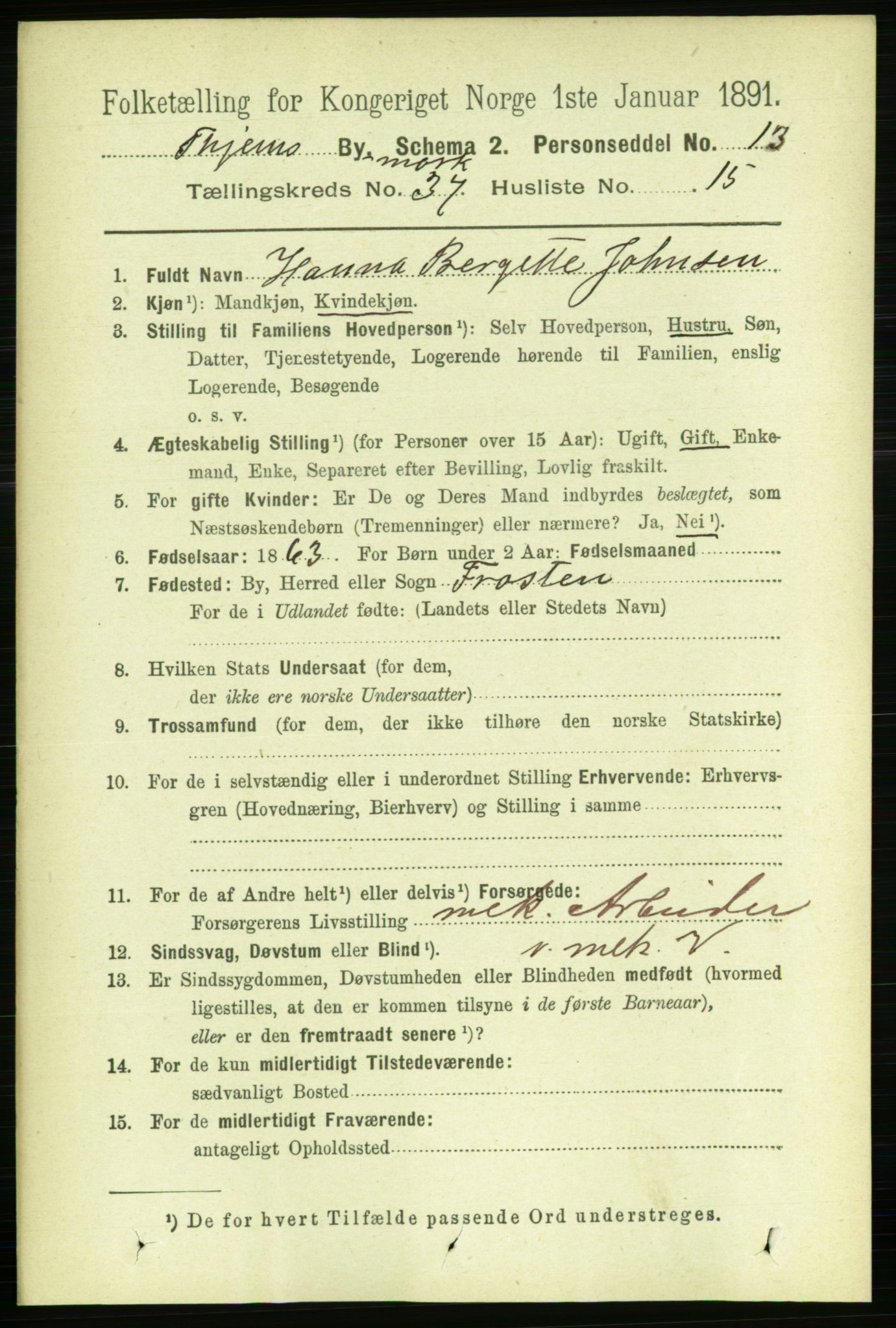 RA, 1891 census for 1601 Trondheim, 1891, p. 28226