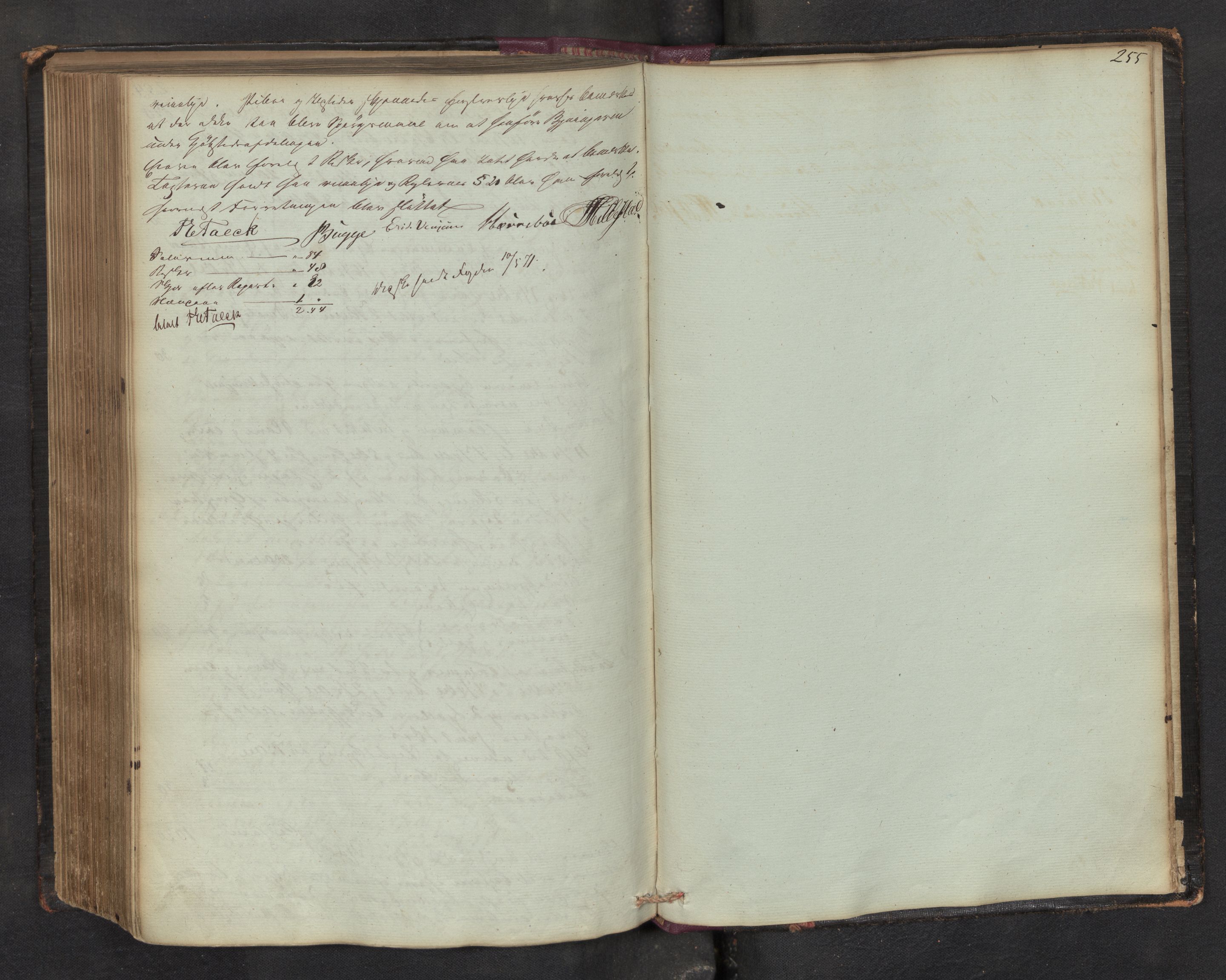 Lensmannen i Hafslo, AV/SAB-A-28001/0012/L0001: Branntakstprotokoll, 1846-1871, p. 254b-255a