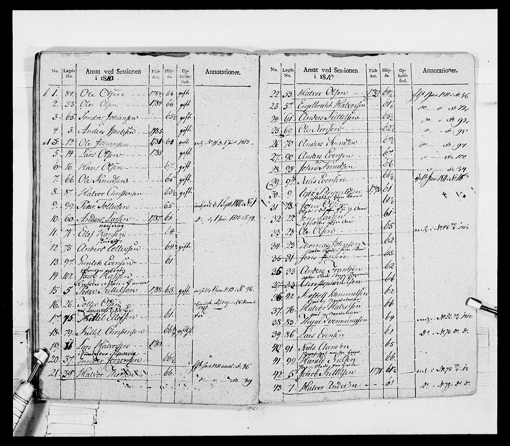 Generalitets- og kommissariatskollegiet, Det kongelige norske kommissariatskollegium, AV/RA-EA-5420/E/Eh/L0116: Telemarkske nasjonale infanteriregiment, 1810, p. 293