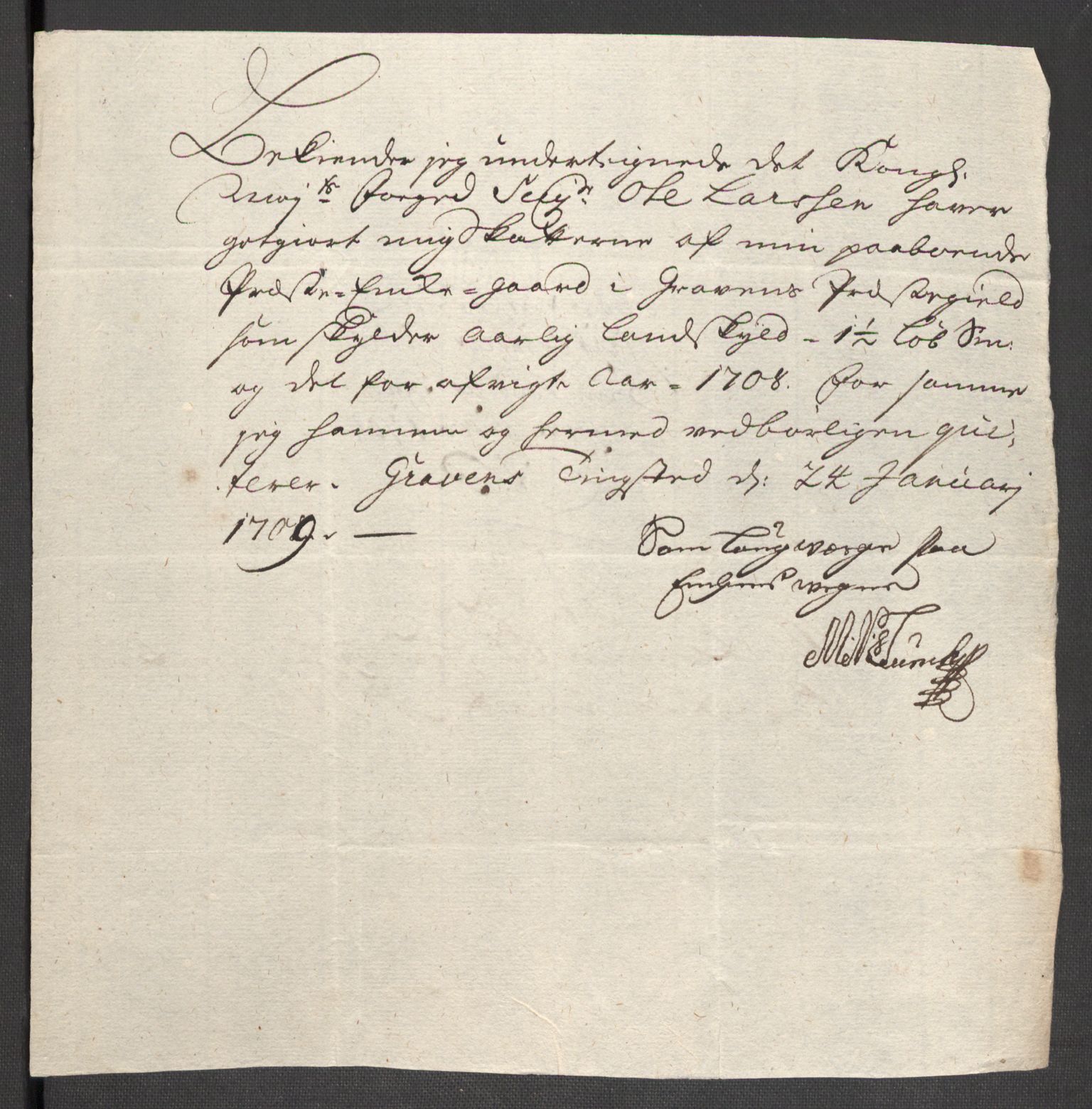 Rentekammeret inntil 1814, Reviderte regnskaper, Fogderegnskap, AV/RA-EA-4092/R48/L2985: Fogderegnskap Sunnhordland og Hardanger, 1708, p. 295