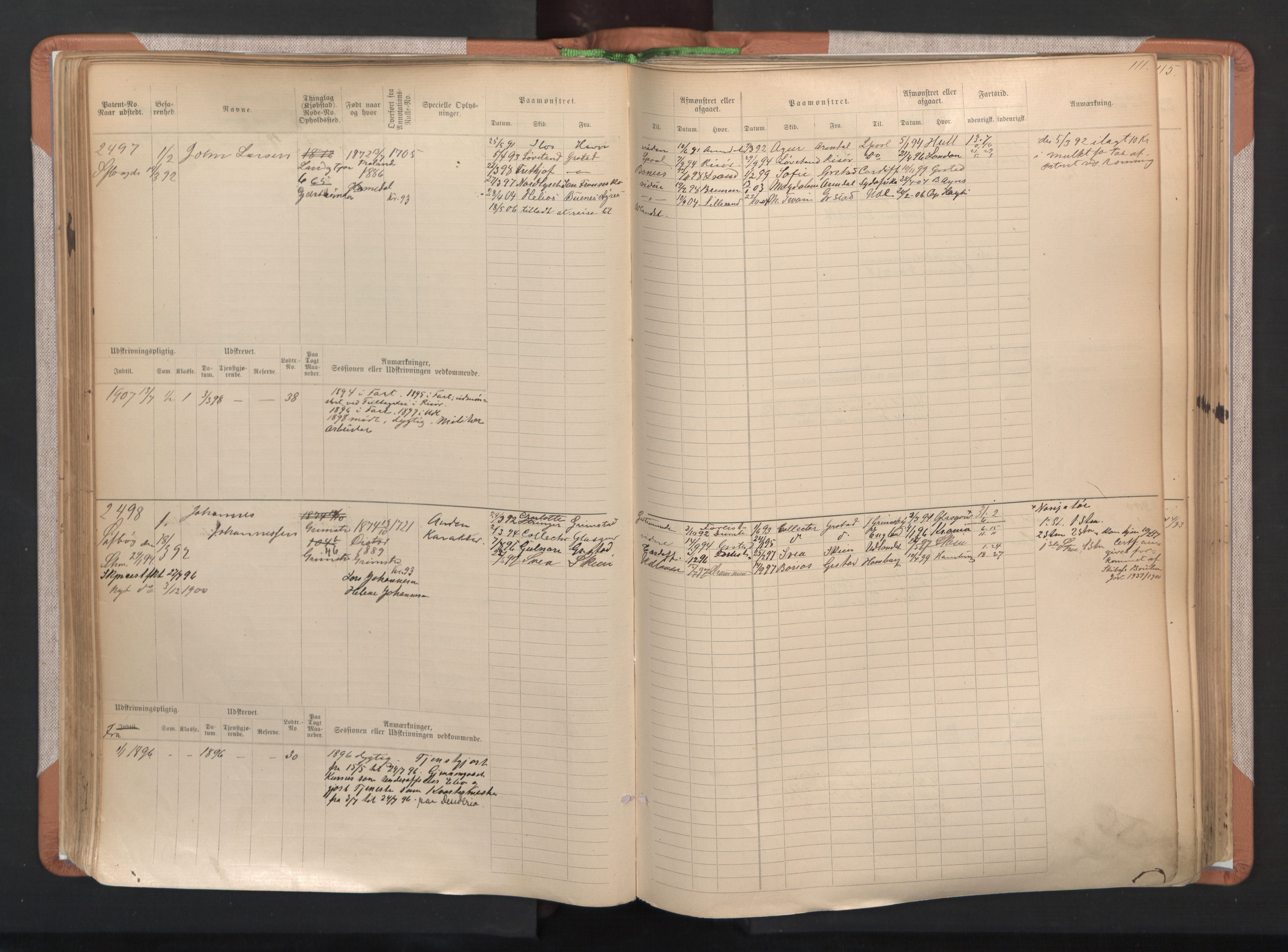 Grimstad mønstringskrets, AV/SAK-2031-0013/F/Fb/L0004: Hovedrulle A nr 2277-3042, F-7, 1889-1940, p. 117