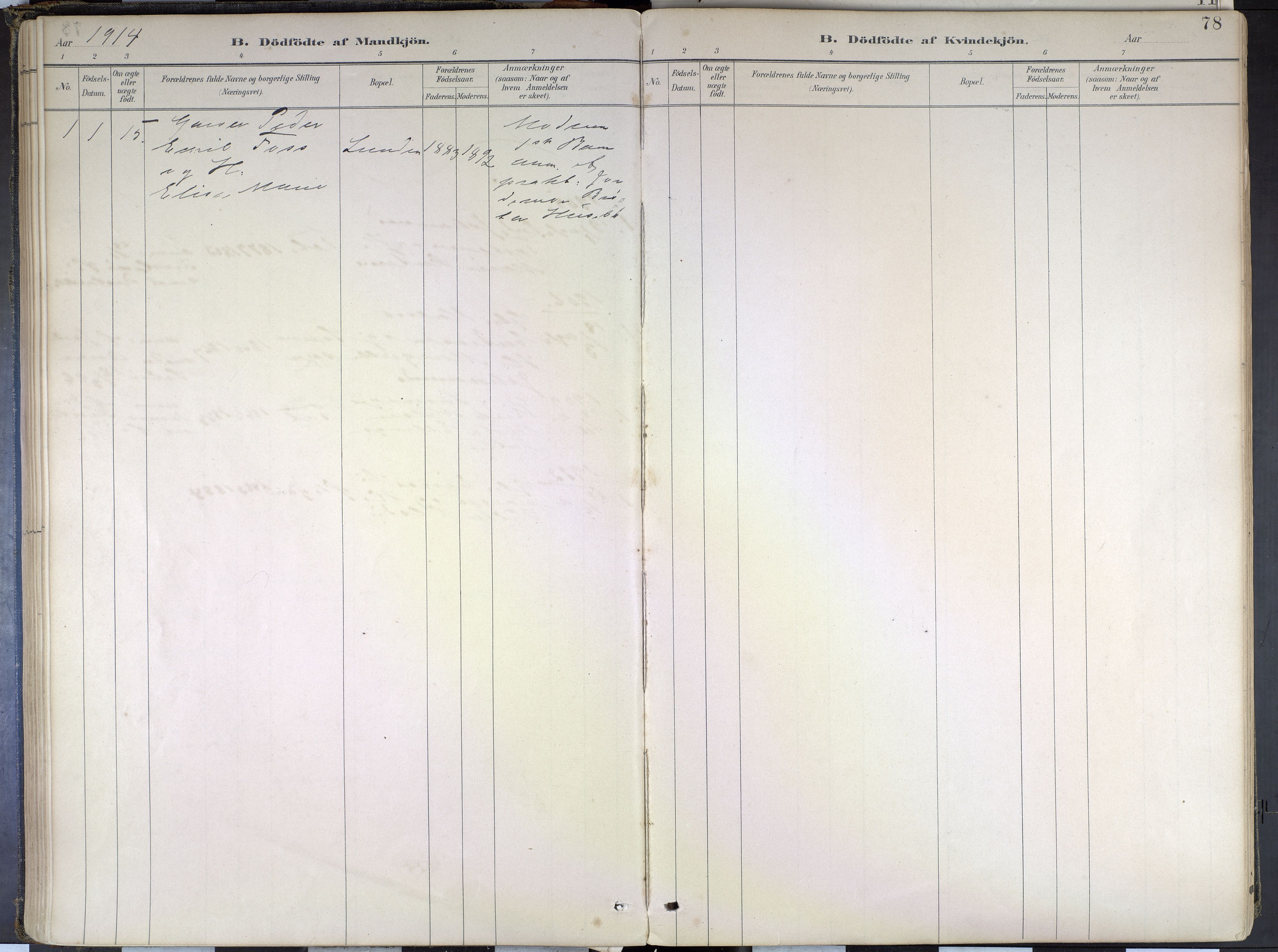 Hafslo sokneprestembete, AV/SAB-A-80301/H/Haa/Haad/L0001: Parish register (official) no. D 1, 1886-1934, p. 78