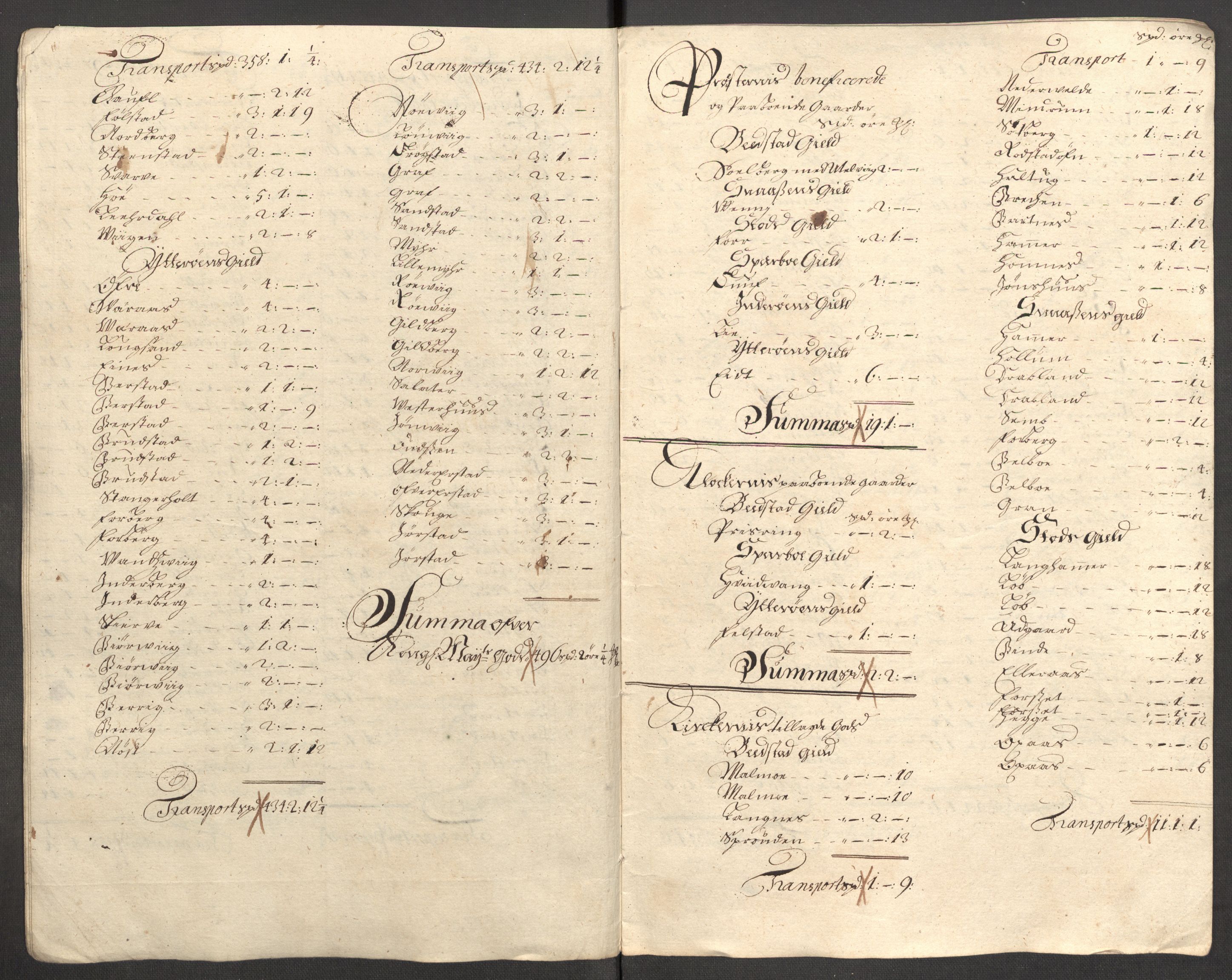 Rentekammeret inntil 1814, Reviderte regnskaper, Fogderegnskap, RA/EA-4092/R63/L4315: Fogderegnskap Inderøy, 1706-1707, p. 480