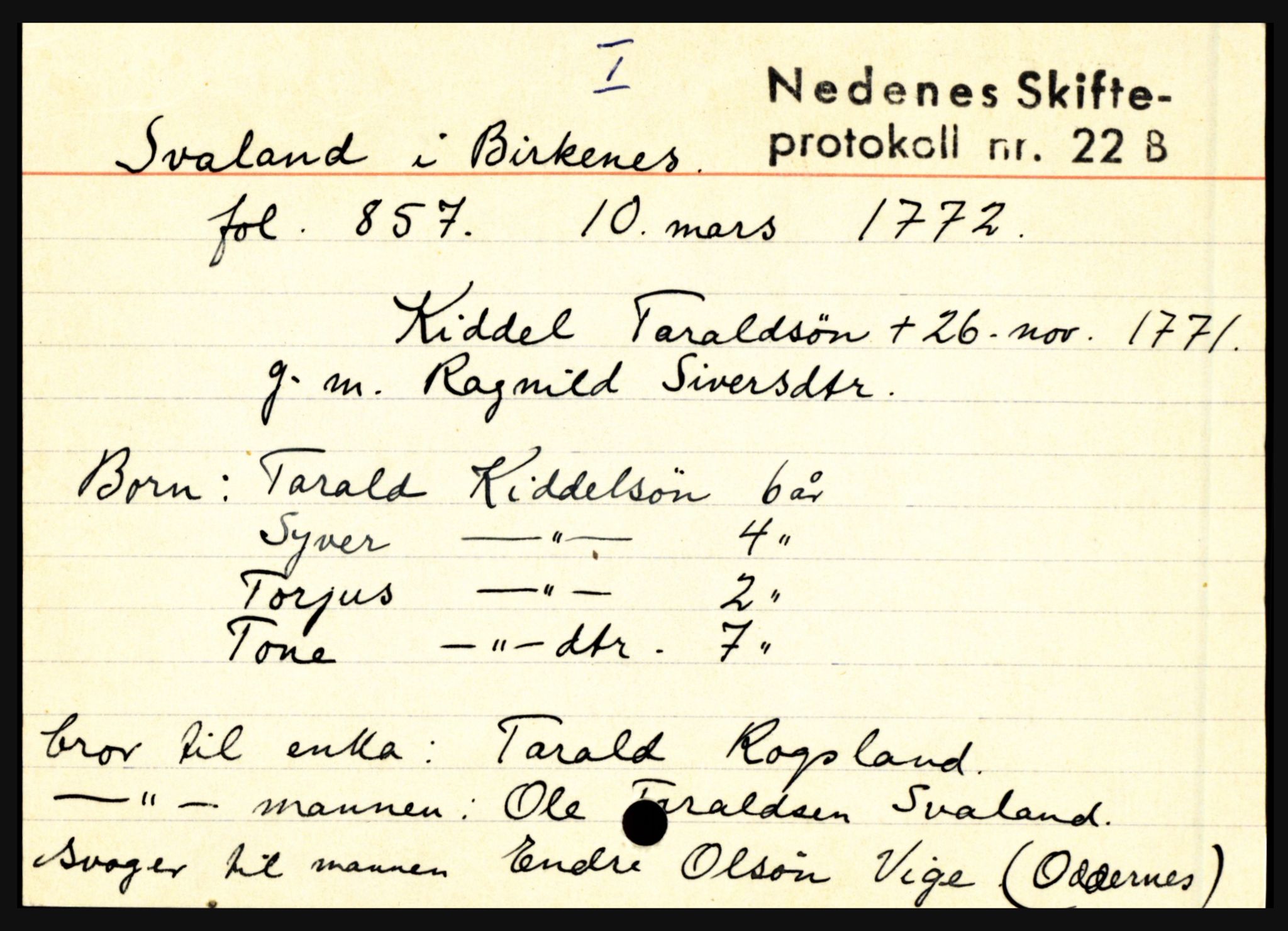 Nedenes sorenskriveri før 1824, AV/SAK-1221-0007/H, p. 29345