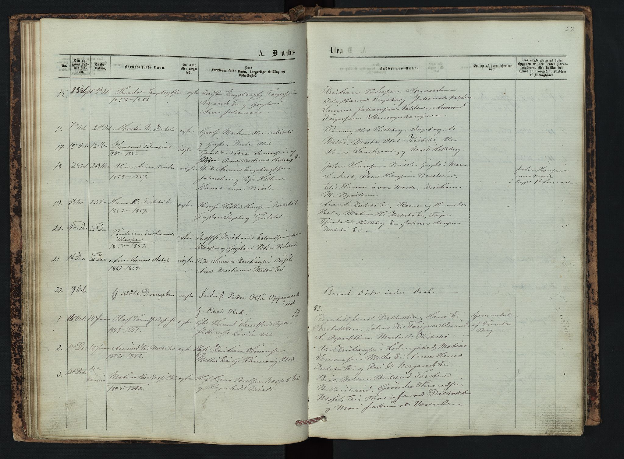 Vestre Gausdal prestekontor, AV/SAH-PREST-094/H/Ha/Hab/L0002: Parish register (copy) no. 2, 1874-1897, p. 24