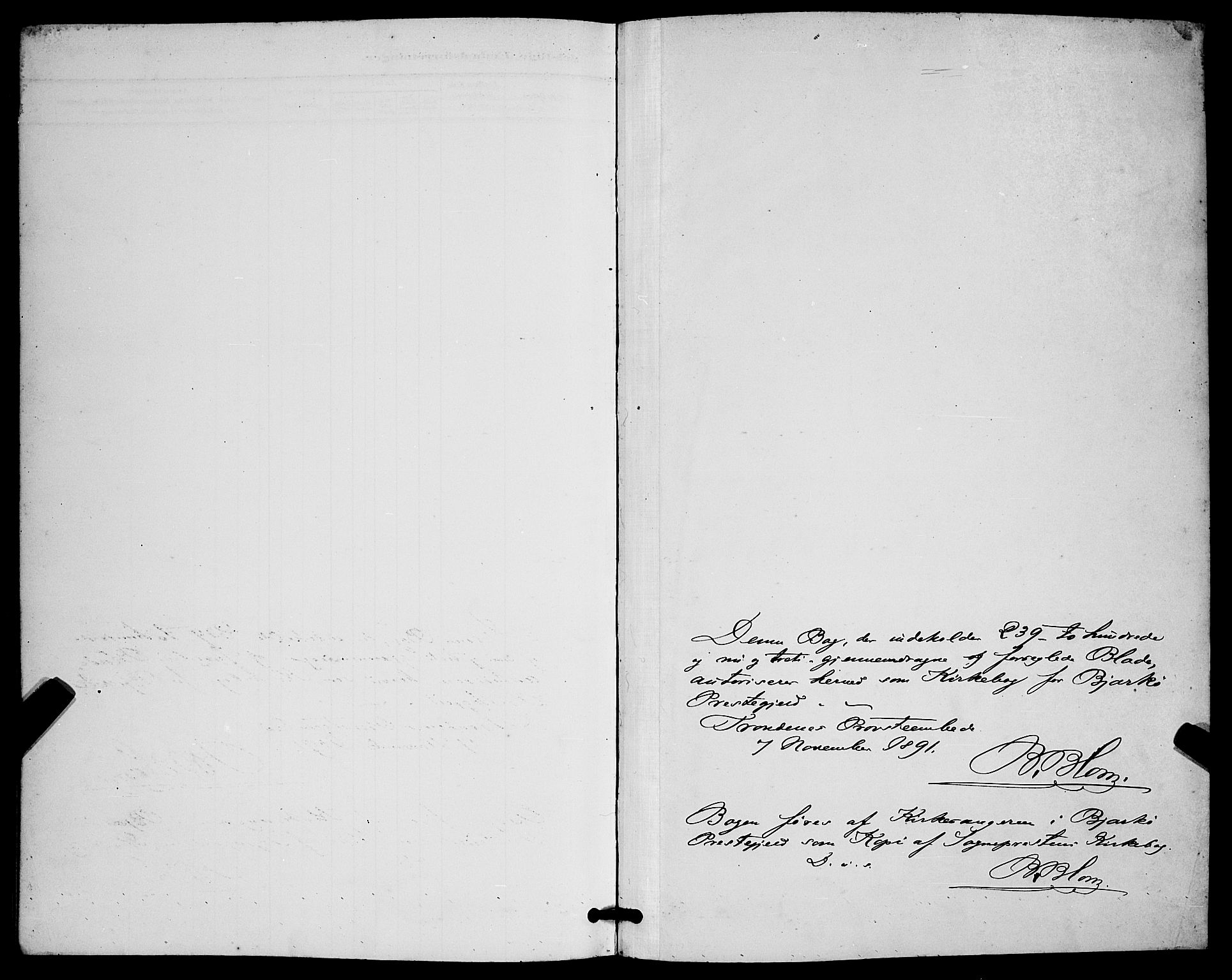 Sand/Bjarkøy sokneprestkontor, SATØ/S-0811/I/Ia/Iab/L0003klokker: Parish register (copy) no. 3, 1891-1904