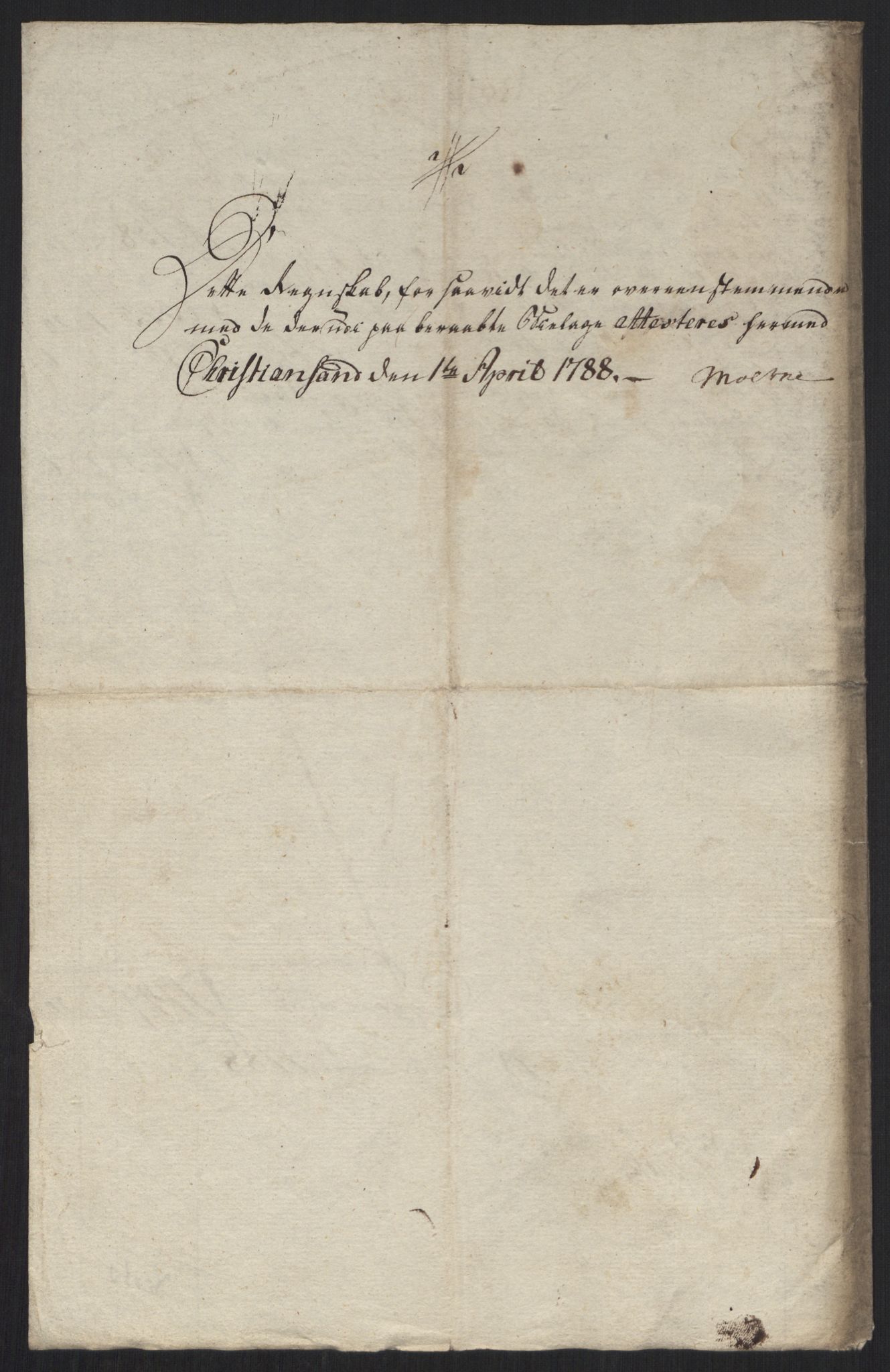 Danske Kanselli 1800-1814, AV/RA-EA-3024/K/Kk/Kka/Kkac/L0233: Kjøpstadregnskap Øster Risør, 1772-1790, p. 353