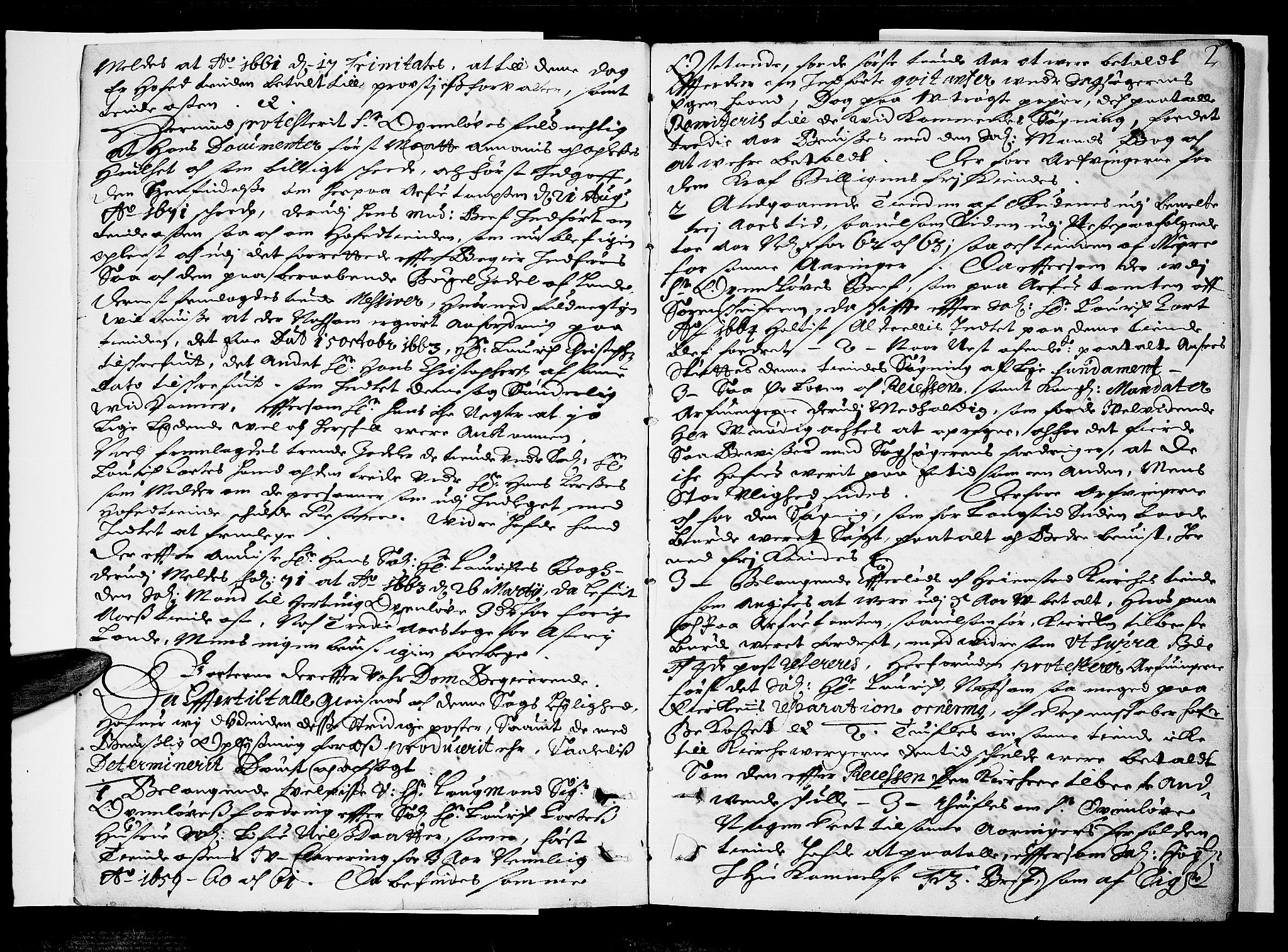 Numedal og Sandsvær sorenskriveri, SAKO/A-128/F/Fa/Faa/L0008: Tingbøker, 1674, p. 1b-2a