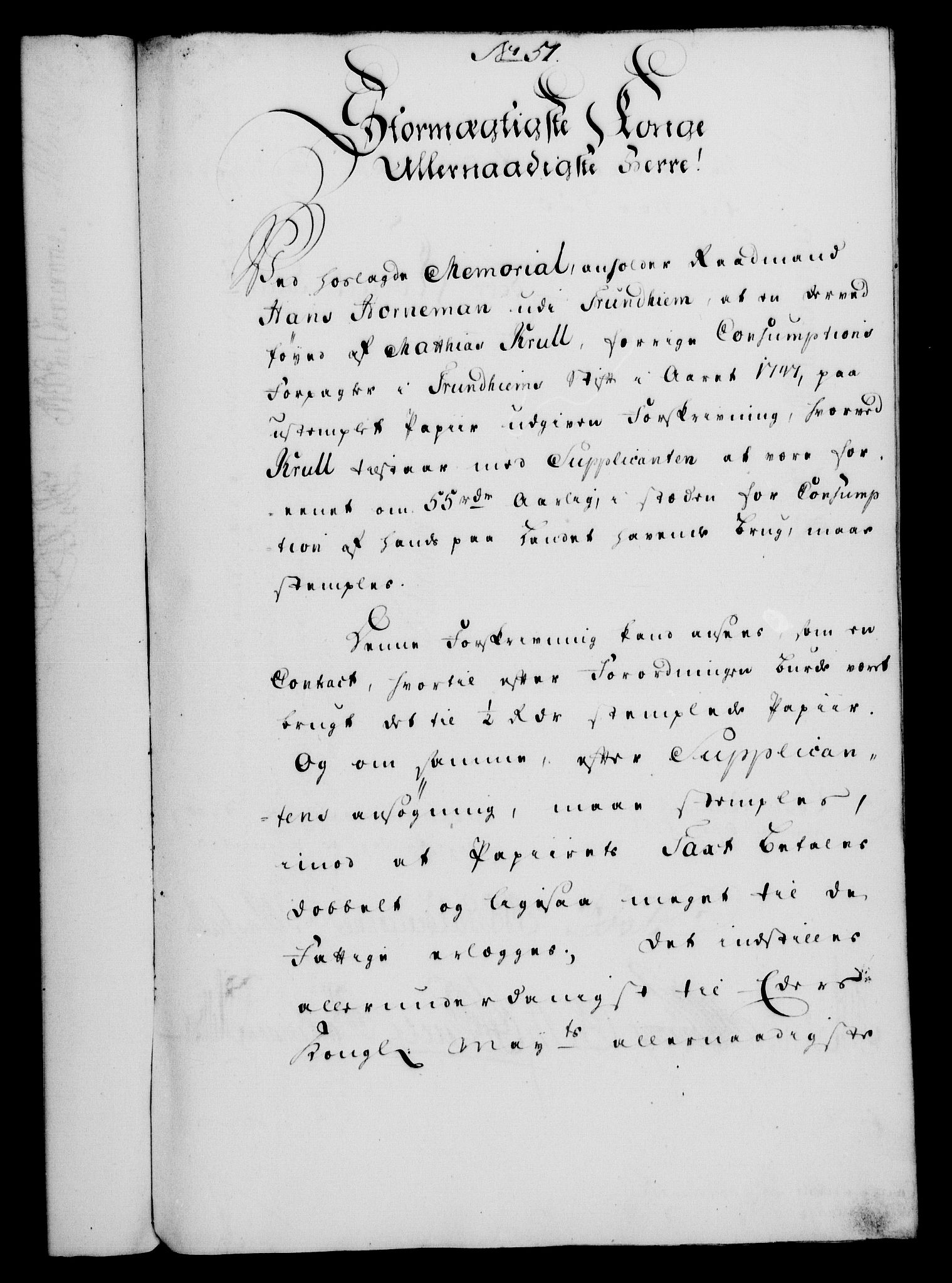 Rentekammeret, Kammerkanselliet, RA/EA-3111/G/Gf/Gfa/L0033: Norsk relasjons- og resolusjonsprotokoll (merket RK 52.33), 1751, p. 276