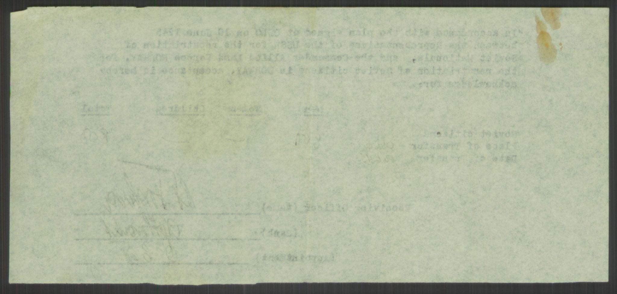 Flyktnings- og fangedirektoratet, Repatrieringskontoret, RA/S-1681/D/Db/L0022: Displaced Persons (DPs) og sivile tyskere, 1945-1948, p. 417