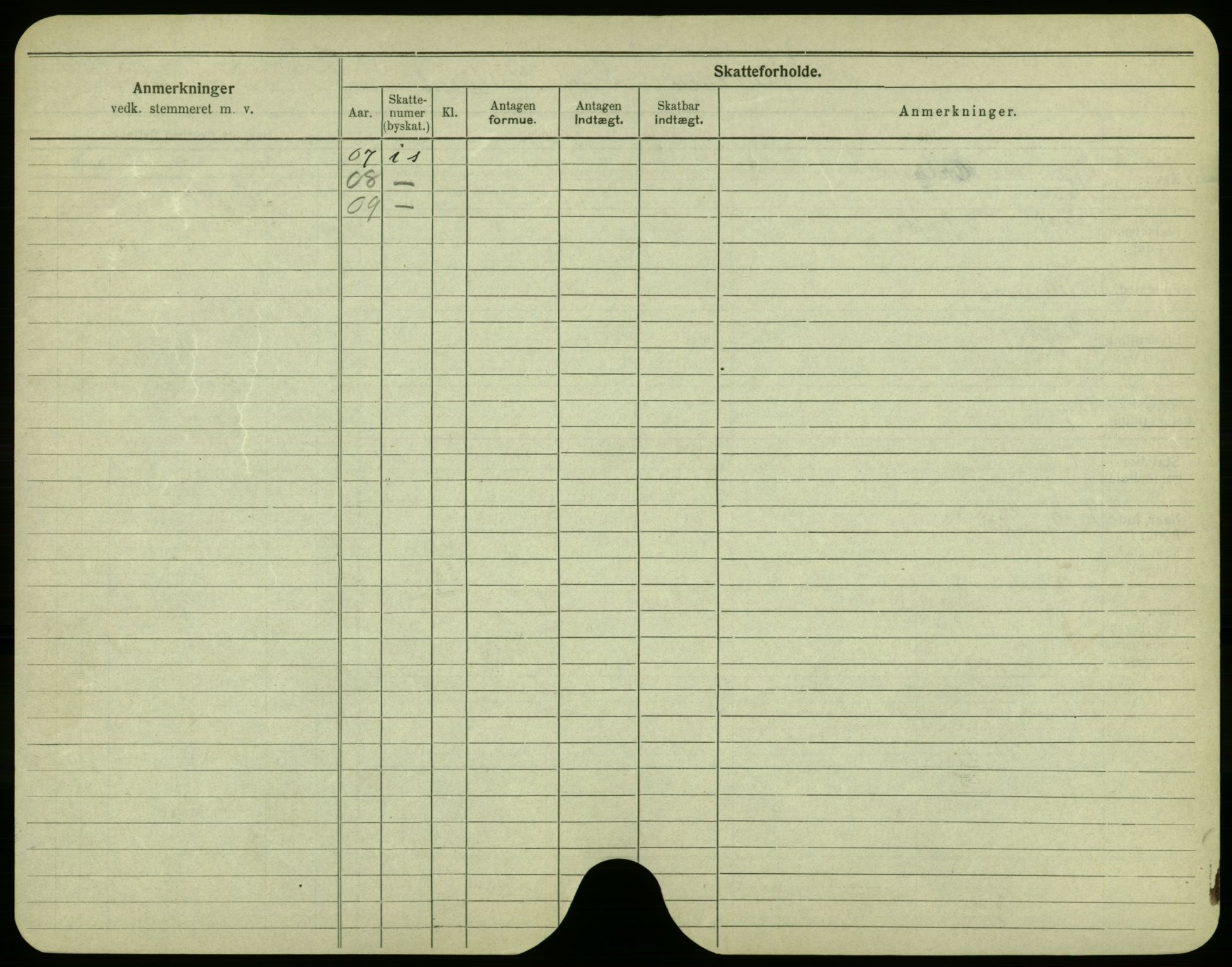 Oslo folkeregister, Registerkort, SAO/A-11715/F/Fa/Fac/L0005: Menn, 1906-1914, p. 1001b