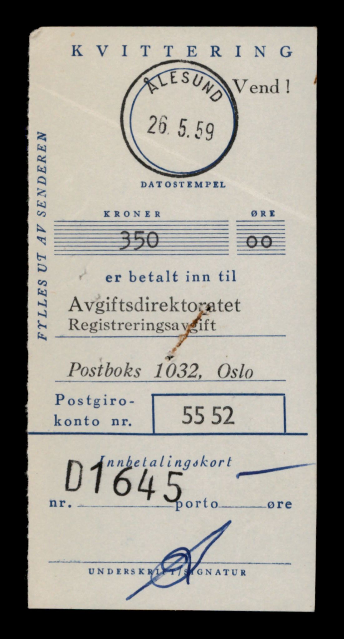 Møre og Romsdal vegkontor - Ålesund trafikkstasjon, AV/SAT-A-4099/F/Fe/L0044: Registreringskort for kjøretøy T 14205 - T 14319, 1927-1998, p. 441