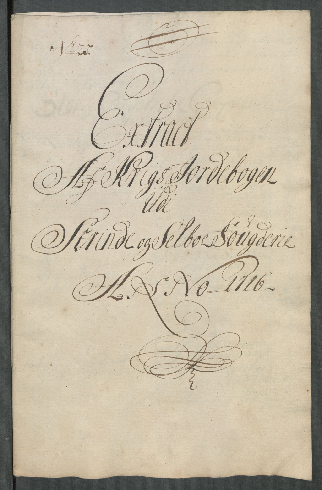 Rentekammeret inntil 1814, Reviderte regnskaper, Fogderegnskap, AV/RA-EA-4092/R61/L4115: Fogderegnskap Strinda og Selbu, 1715-1716, p. 430