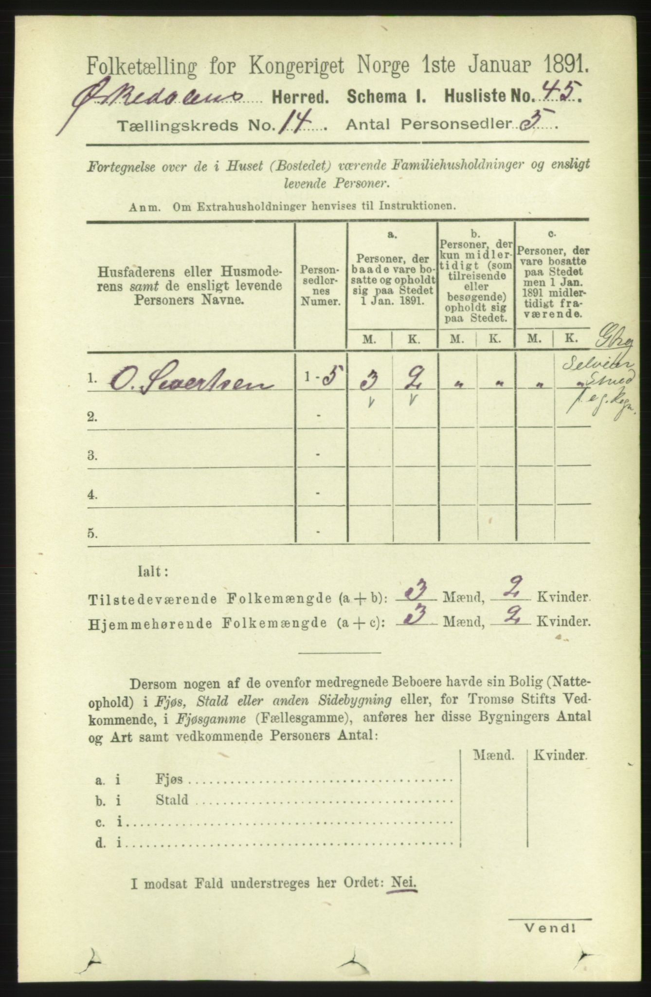 RA, 1891 census for 1638 Orkdal, 1891, p. 6542