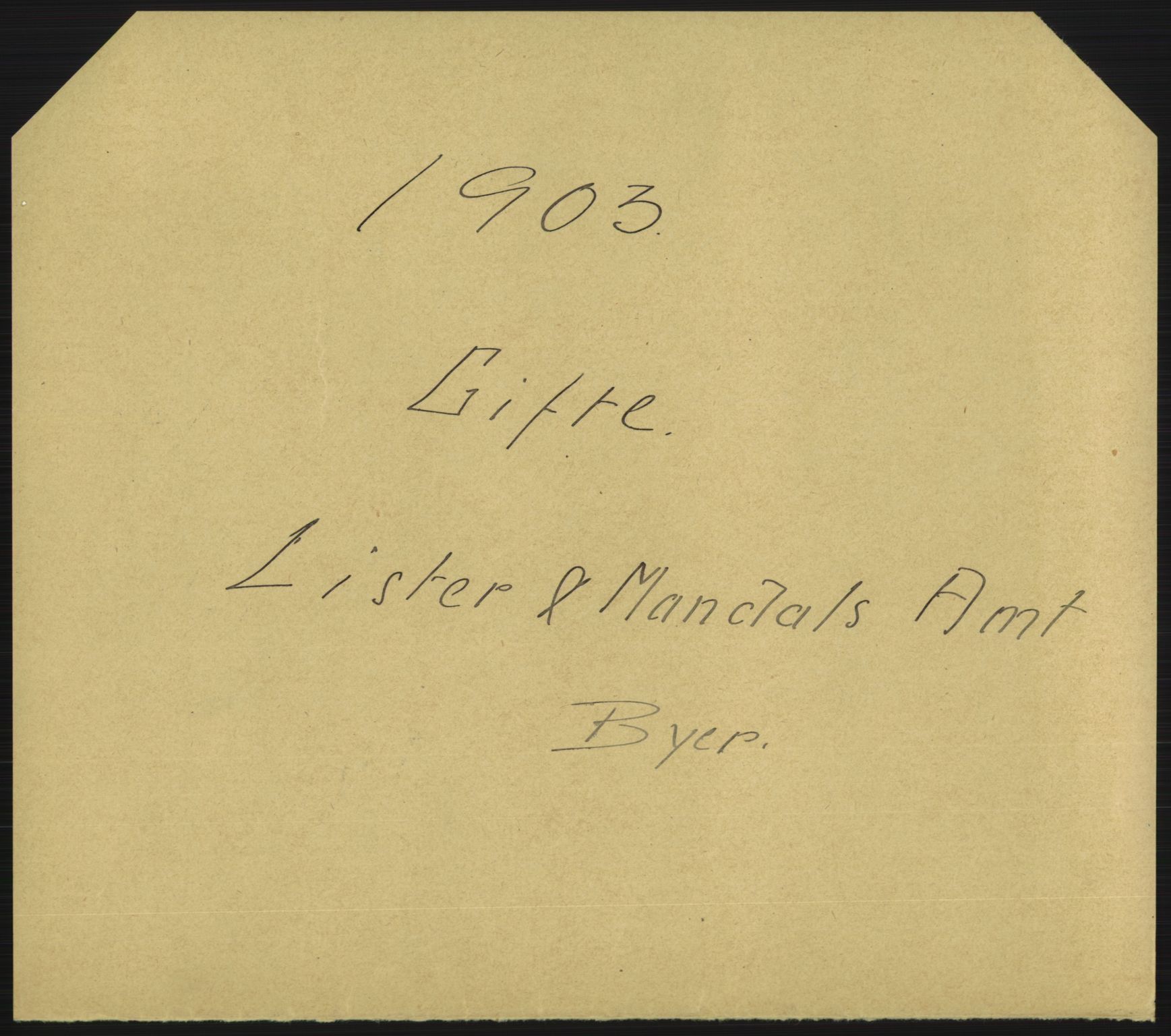 Statistisk sentralbyrå, Sosiodemografiske emner, Befolkning, AV/RA-S-2228/D/Df/Dfa/Dfaa/L0011: Lister og Mandal amt: Fødte, gifte, døde, 1903, p. 347