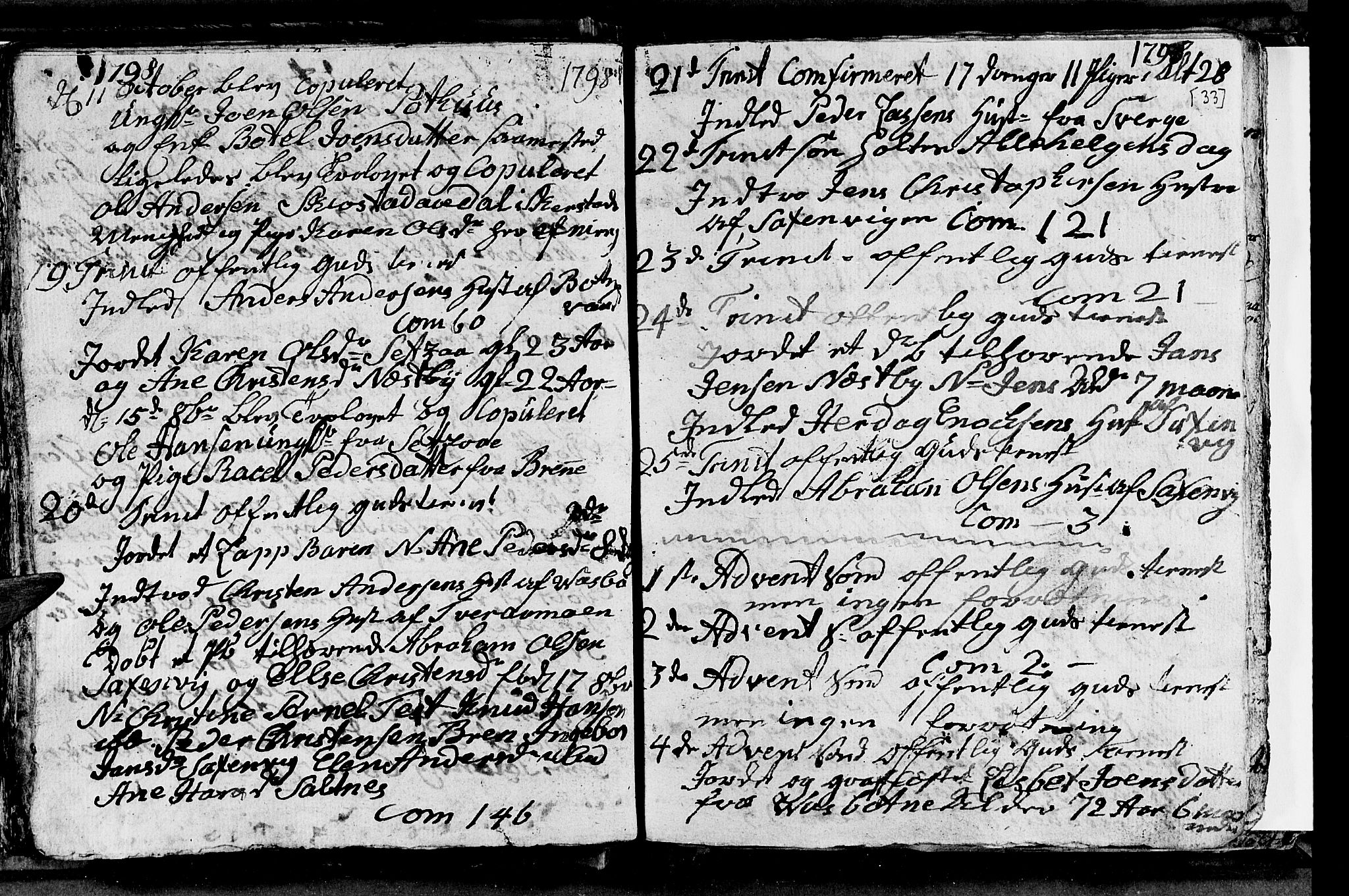 Ministerialprotokoller, klokkerbøker og fødselsregistre - Nordland, SAT/A-1459/847/L0674: Parish register (copy) no. 847C02, 1793-1807, p. 33