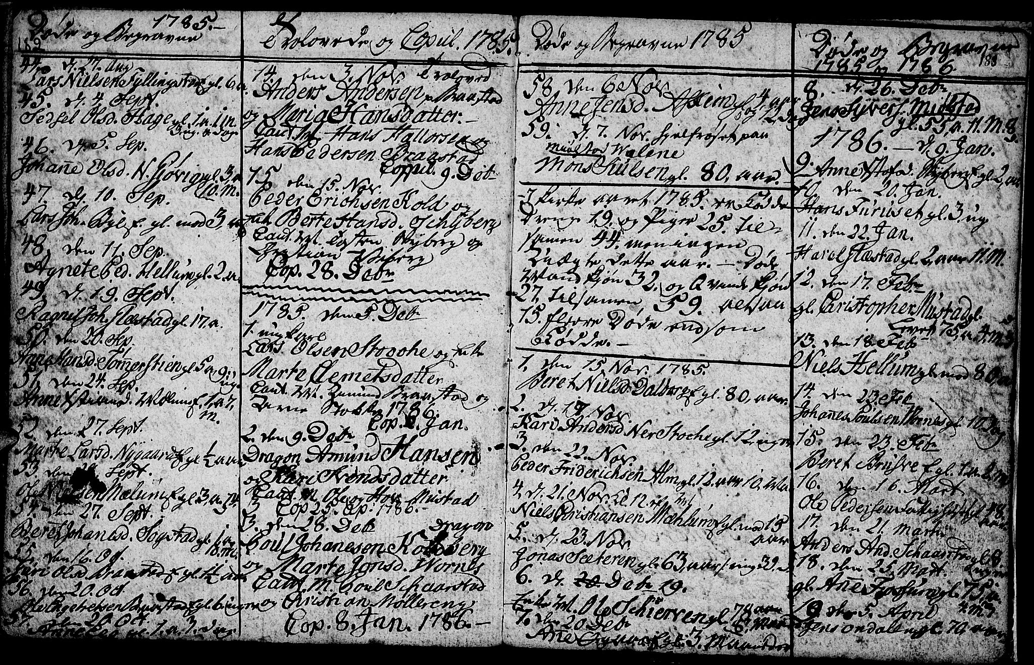 Vardal prestekontor, SAH/PREST-100/H/Ha/Hab/L0001: Parish register (copy) no. 1, 1771-1790, p. 182-183