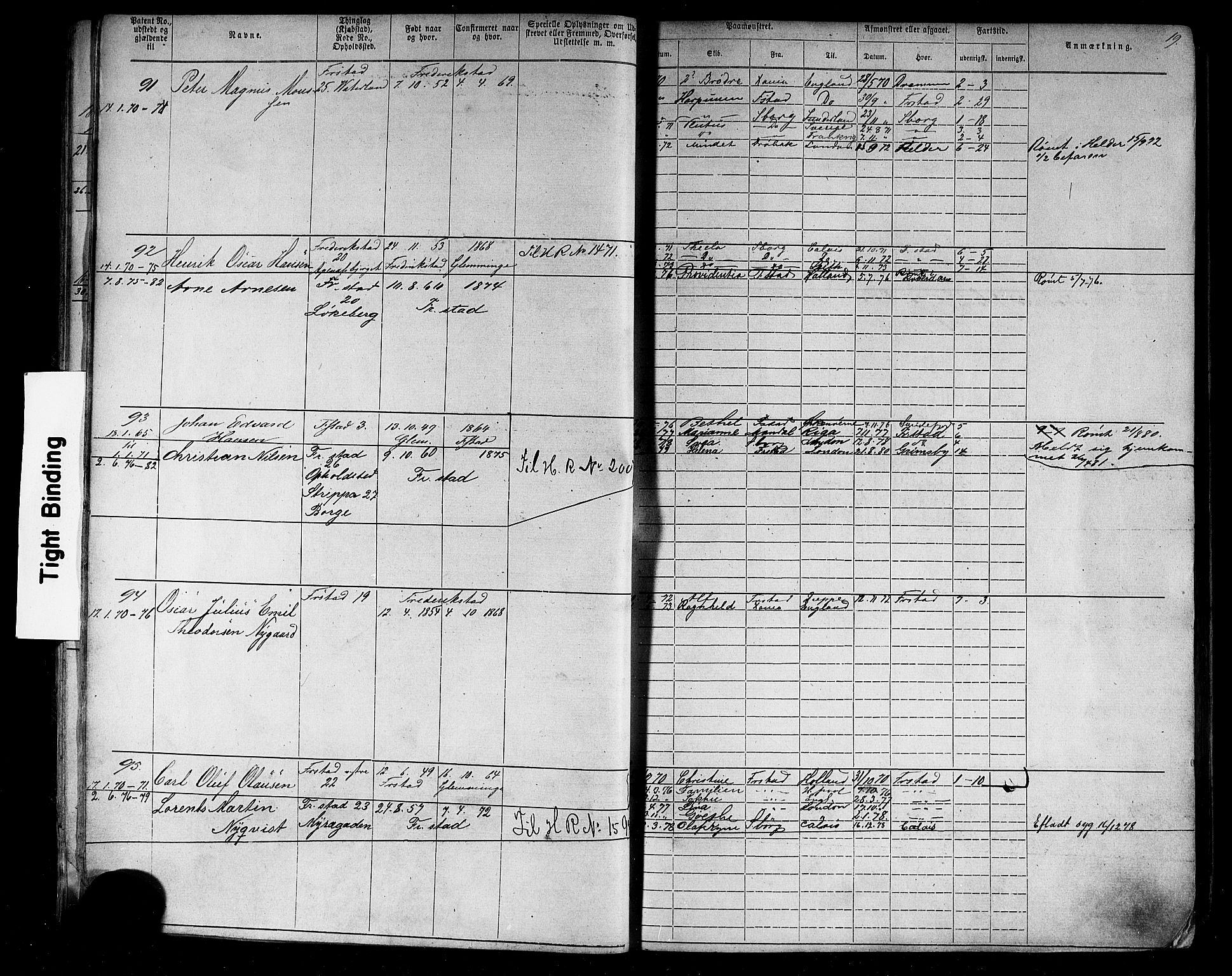 Fredrikstad mønstringskontor, AV/SAO-A-10569b/F/Fc/Fca/L0002: Annotasjonsrulle, 1868-1885, p. 22