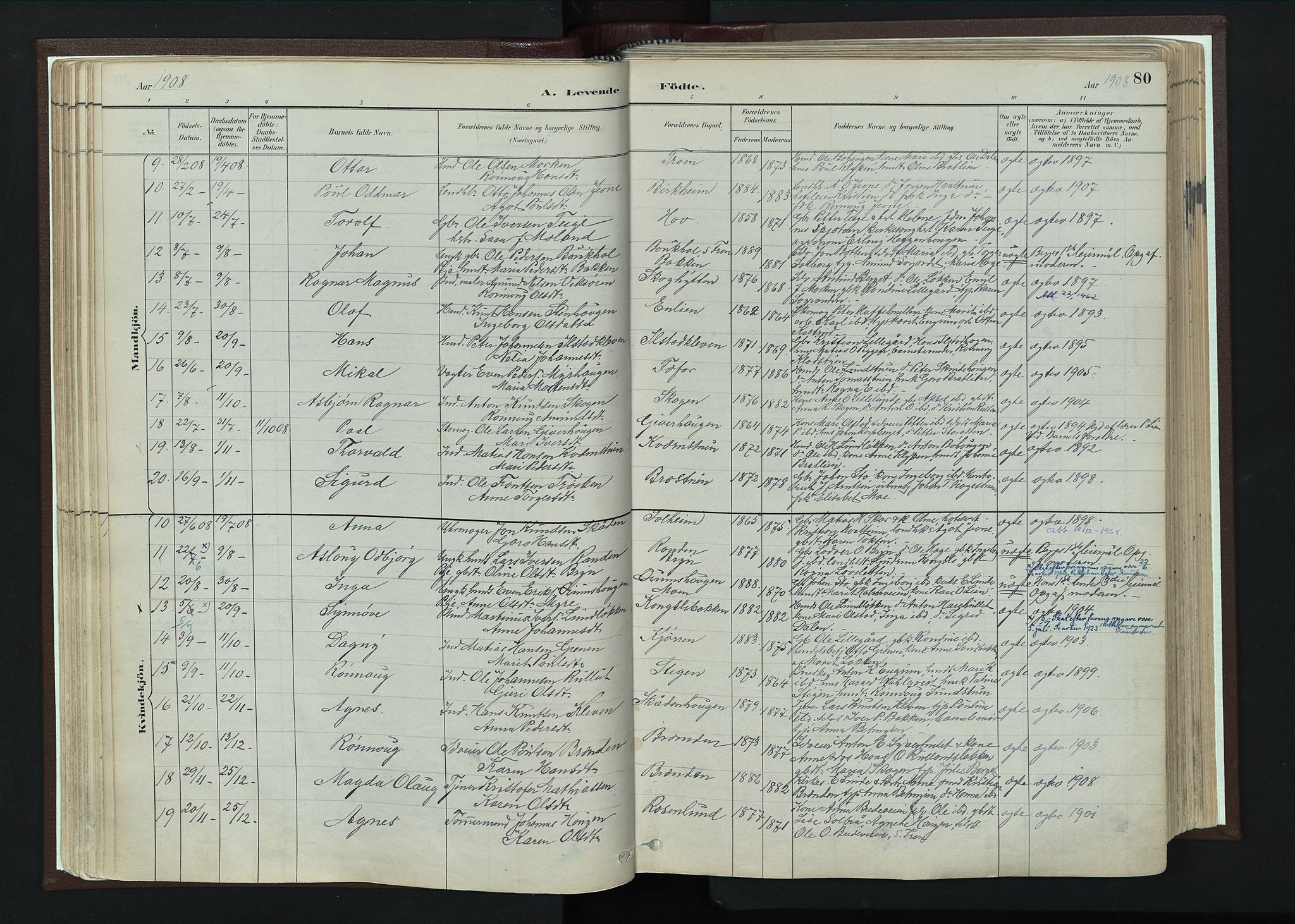 Nord-Fron prestekontor, SAH/PREST-080/H/Ha/Haa/L0004: Parish register (official) no. 4, 1884-1914, p. 80