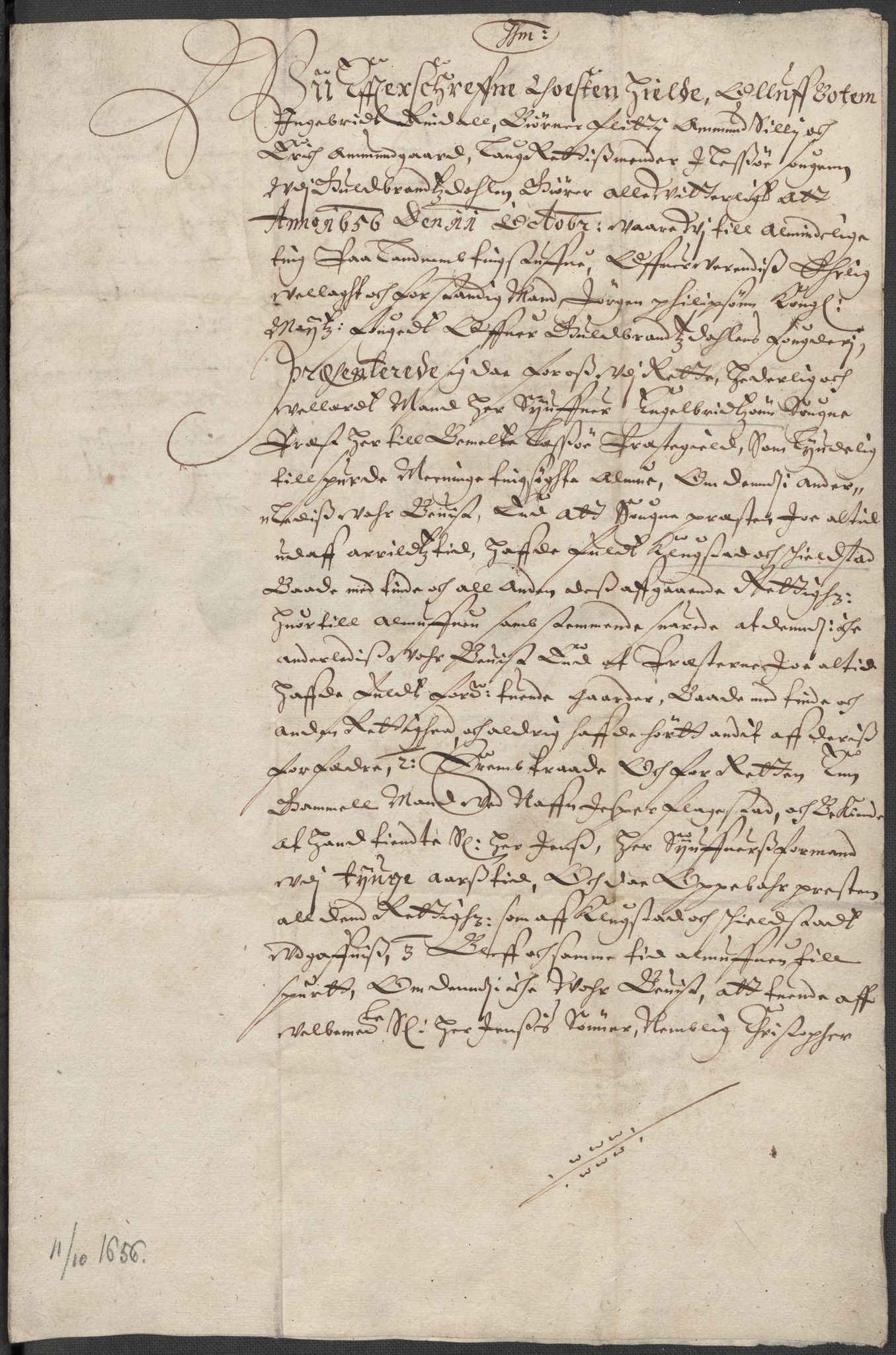 Riksarkivets diplomsamling, AV/RA-EA-5965/F15/L0012: Prestearkiv - Oppland, 1584-1794, p. 19