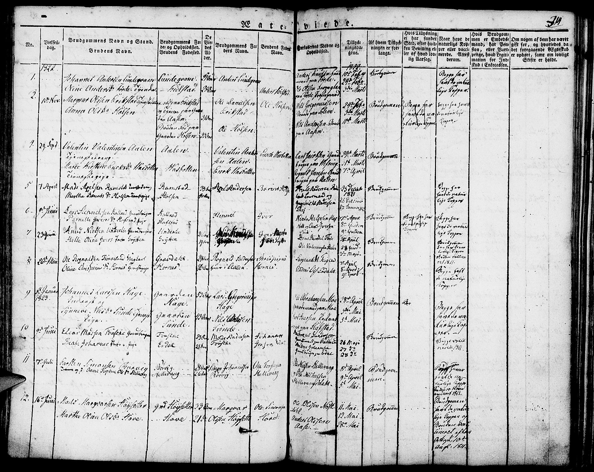 Førde sokneprestembete, SAB/A-79901/H/Haa/Haaa/L0006: Parish register (official) no. A 6, 1821-1842, p. 314
