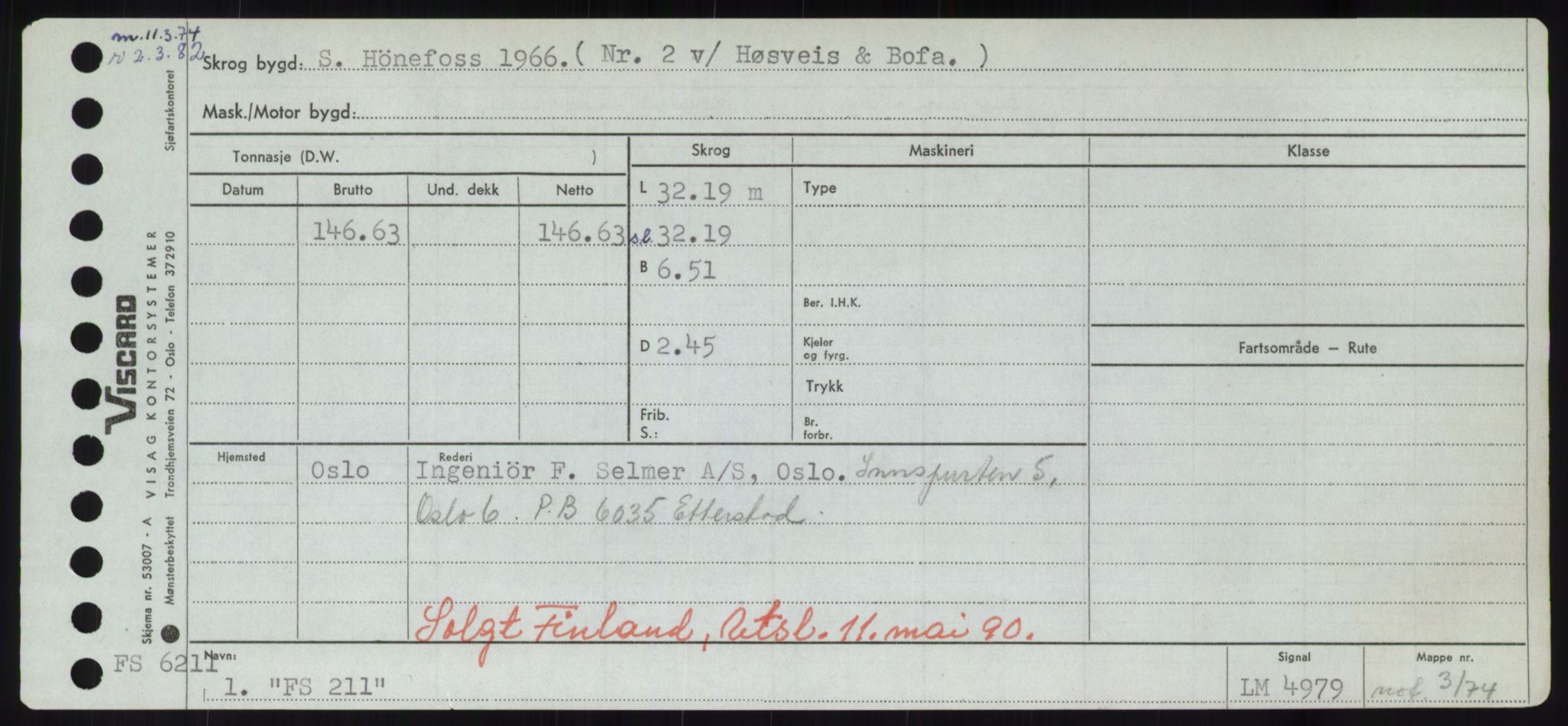 Sjøfartsdirektoratet med forløpere, Skipsmålingen, AV/RA-S-1627/H/Hd/L0010: Fartøy, F-Fjø, p. 13