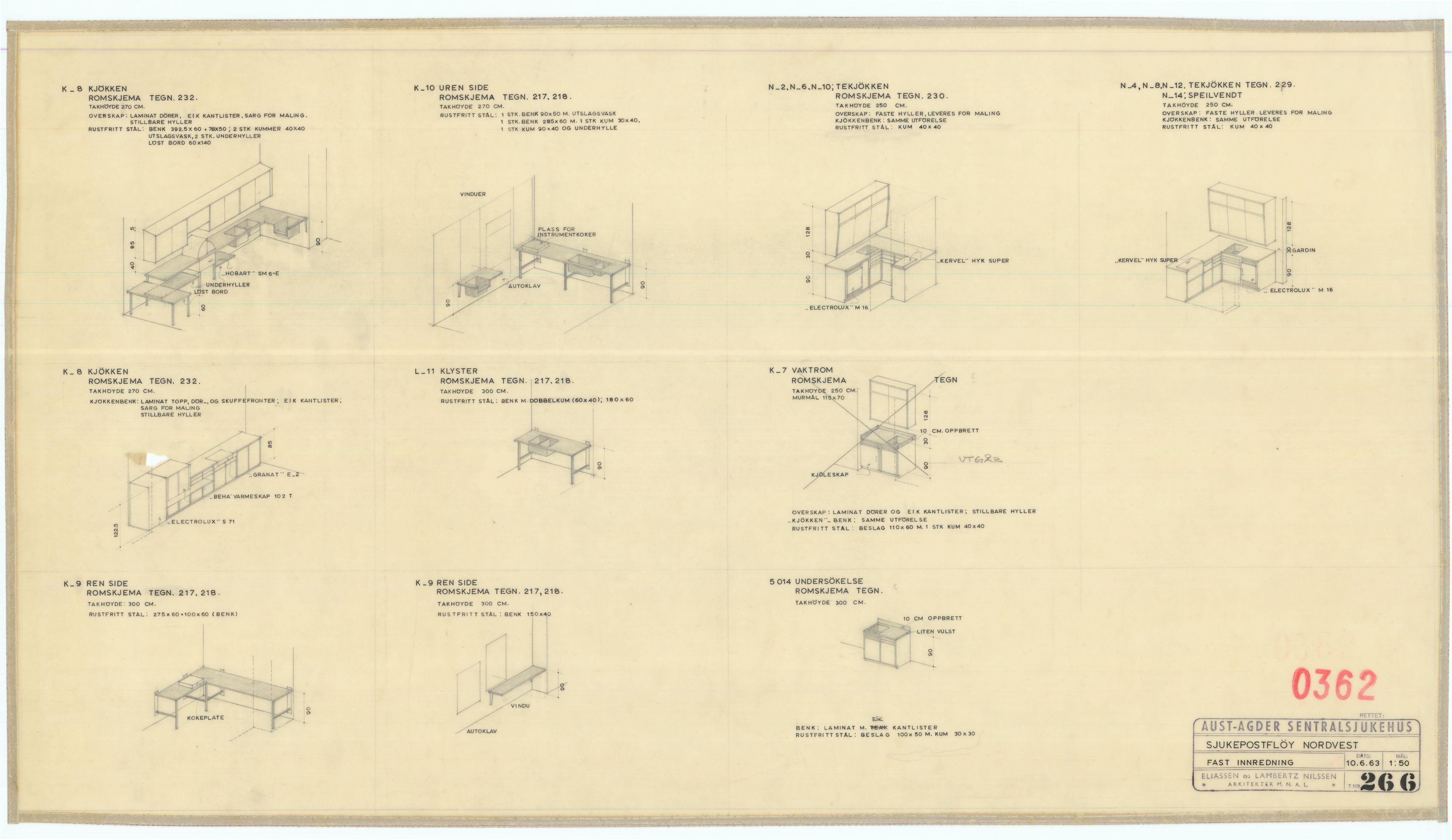 Eliassen og Lambertz-Nilssen Arkitekter, AAKS/PA-2983/T/T01/L0002: Tegningskogger 0362, 1960-1966, p. 12