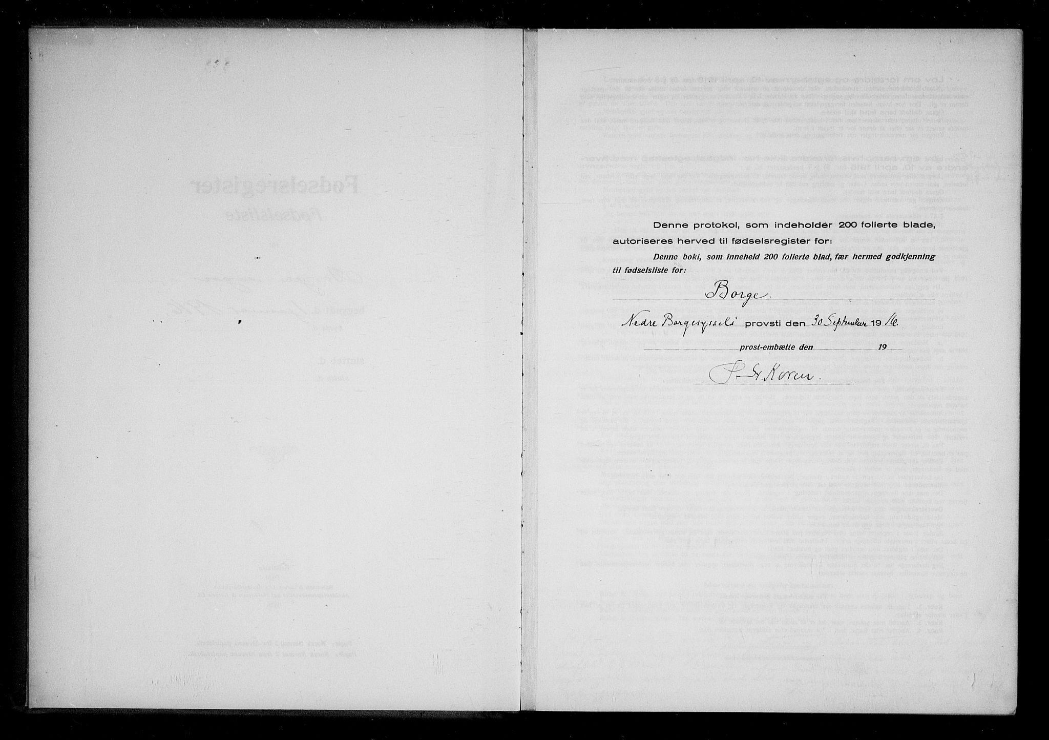 Borge prestekontor Kirkebøker, SAO/A-10903/J/Ja/L0001: Birth register no. I 1, 1916-1925