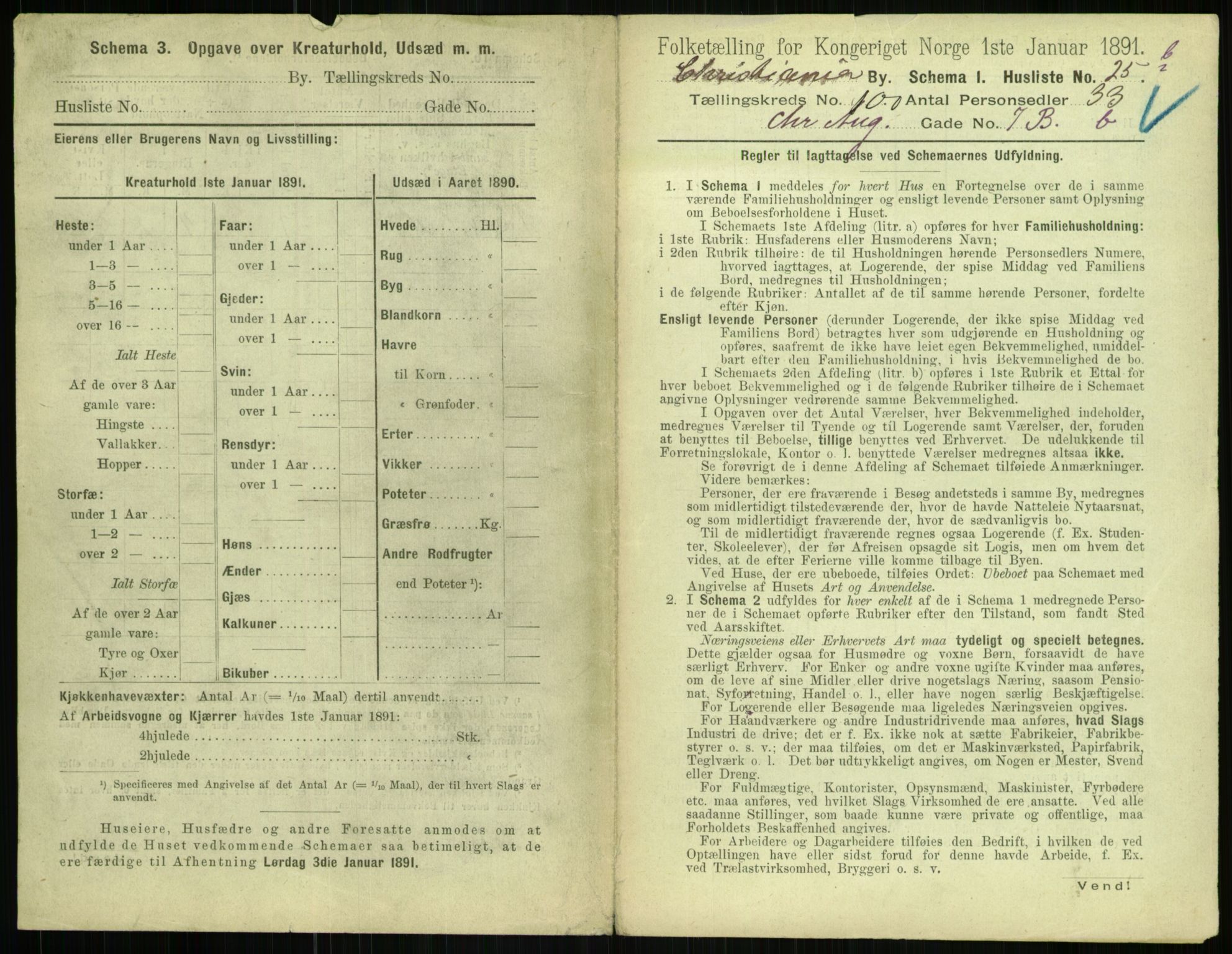 RA, 1891 census for 0301 Kristiania, 1891, p. 49187