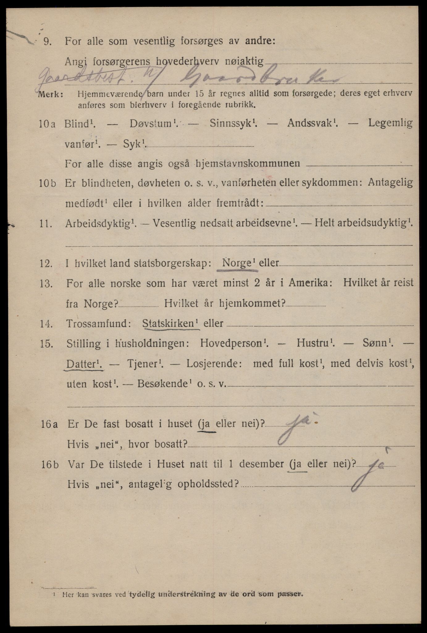 SAT, 1920 census for Trondheim, 1920, p. 33085