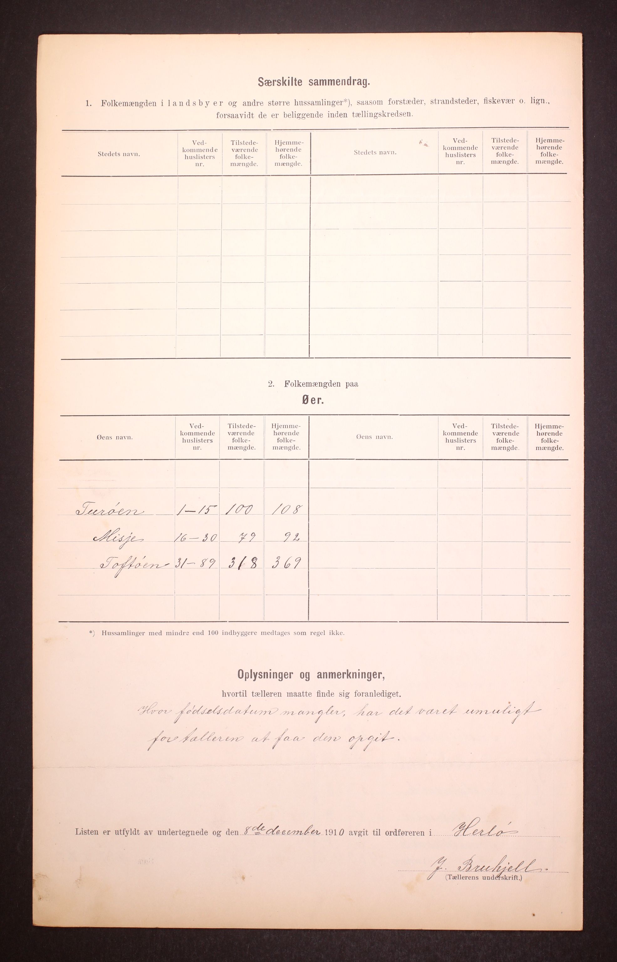 RA, 1910 census for Herdla, 1910, p. 24