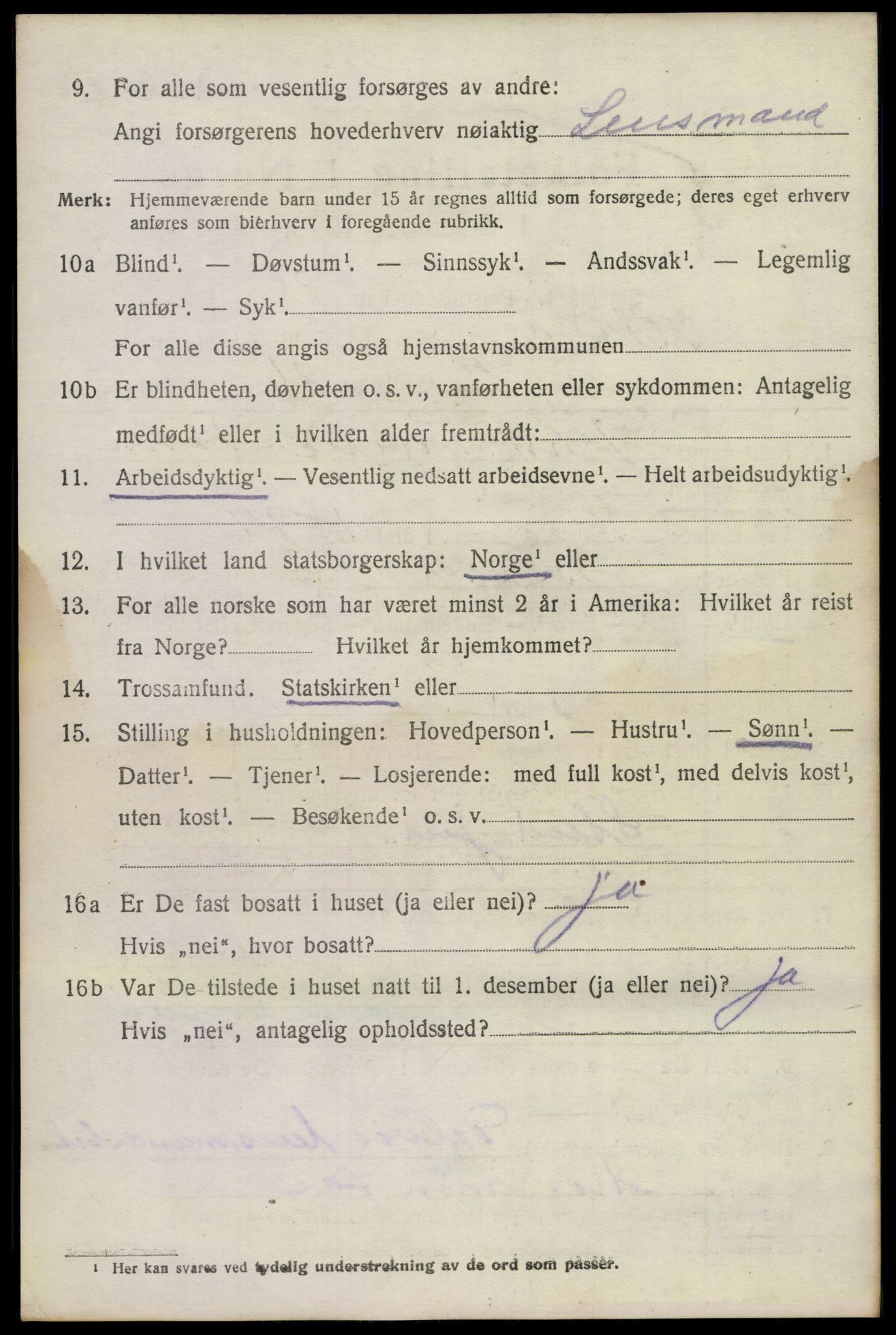 SAKO, 1920 census for Holla, 1920, p. 6092