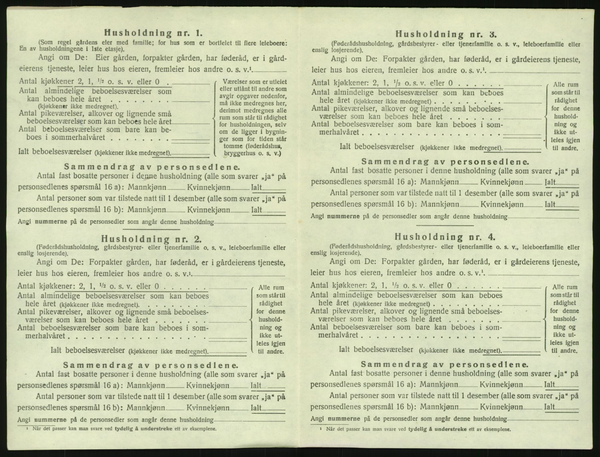 SAH, 1920 census for Etnedal, 1920, p. 49