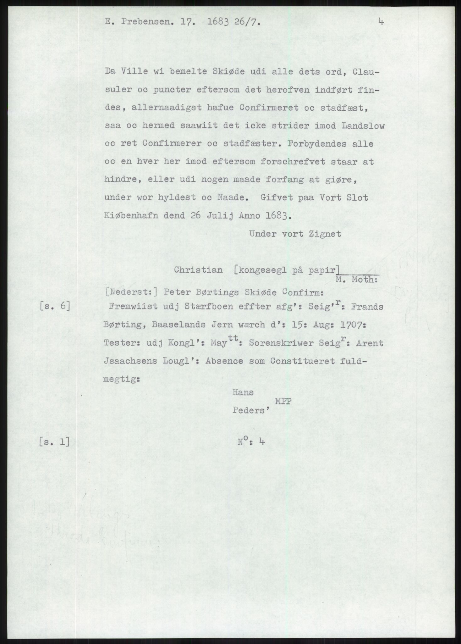 Samlinger til kildeutgivelse, Diplomavskriftsamlingen, AV/RA-EA-4053/H/Ha, p. 121