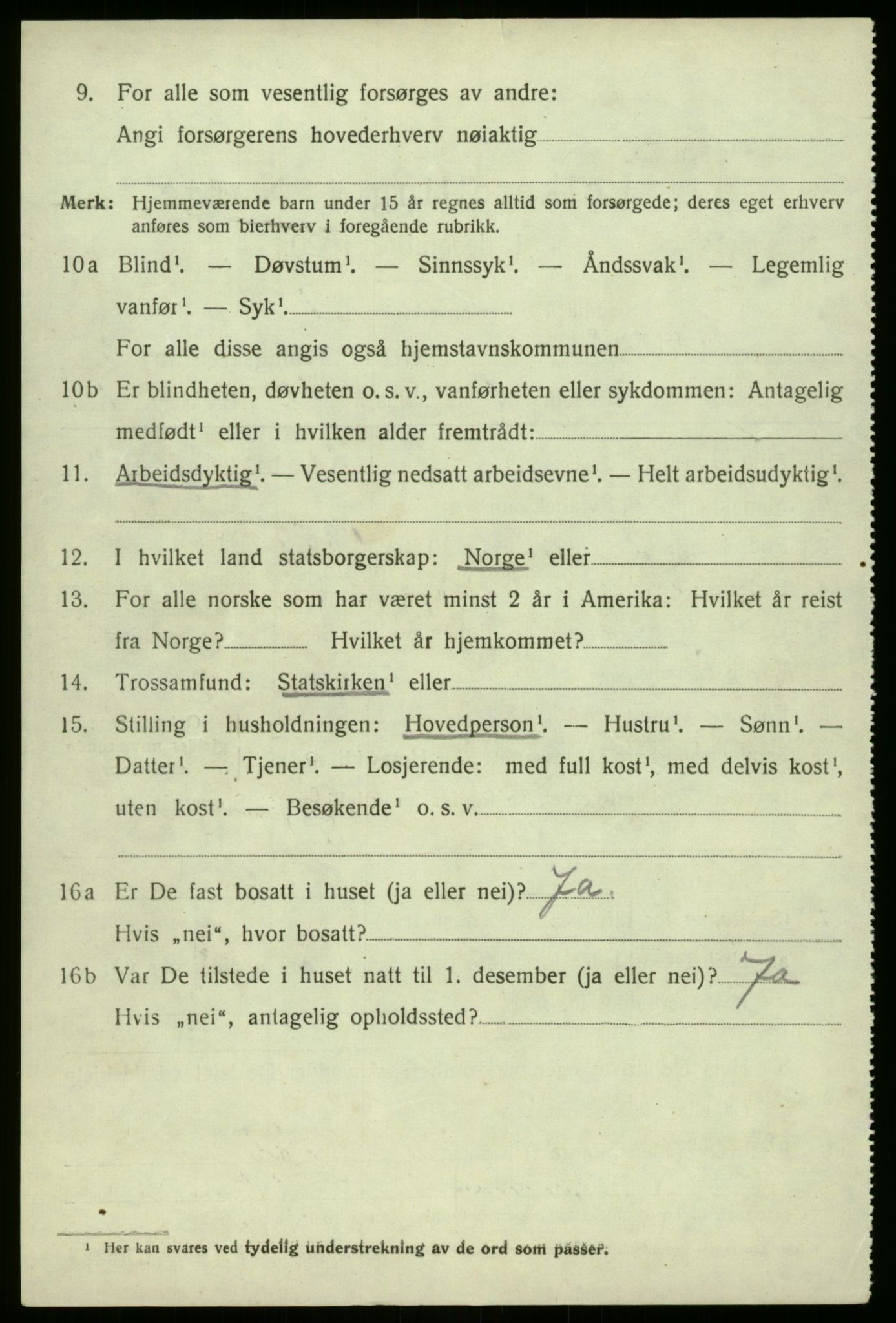 SAB, 1920 census for Askvoll, 1920, p. 2059