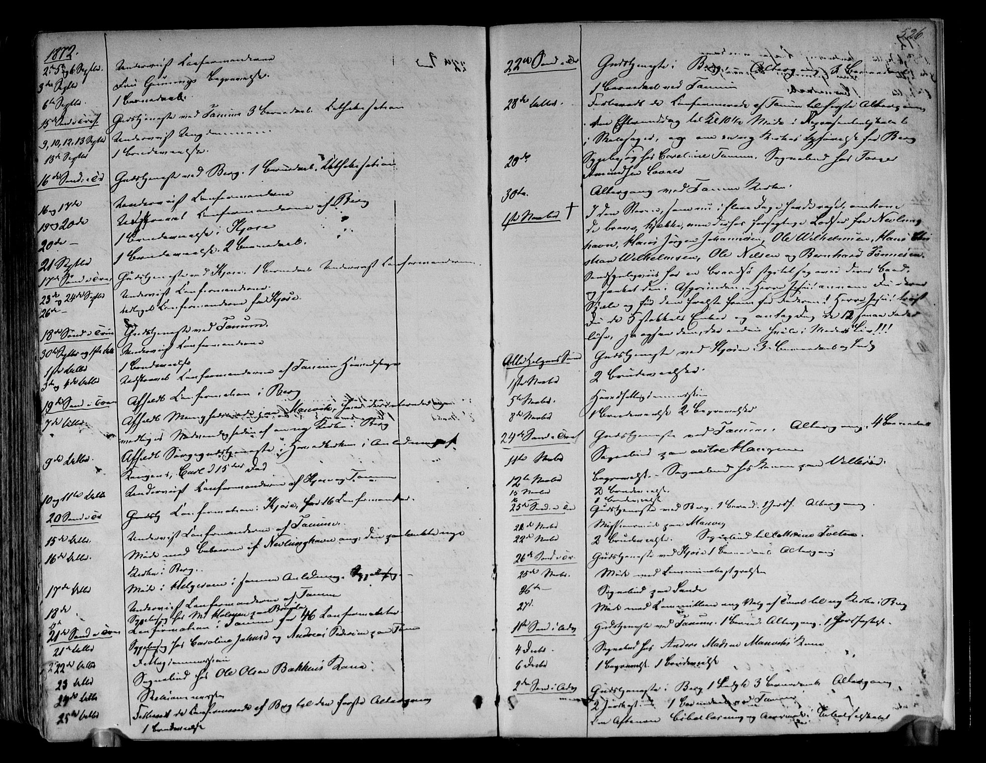 Brunlanes kirkebøker, AV/SAKO-A-342/F/Fa/L0005: Parish register (official) no. I 5, 1862-1877, p. 526