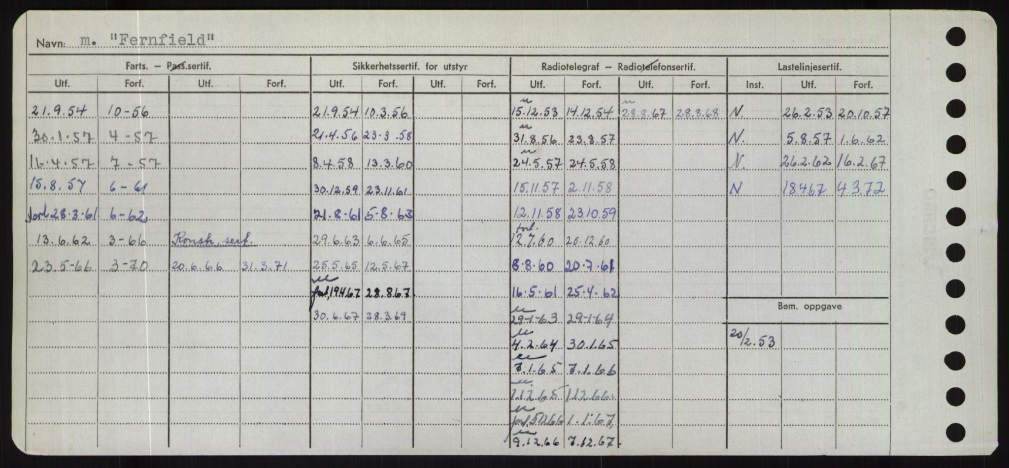 Sjøfartsdirektoratet med forløpere, Skipsmålingen, AV/RA-S-1627/H/Hd/L0010: Fartøy, F-Fjø, p. 354