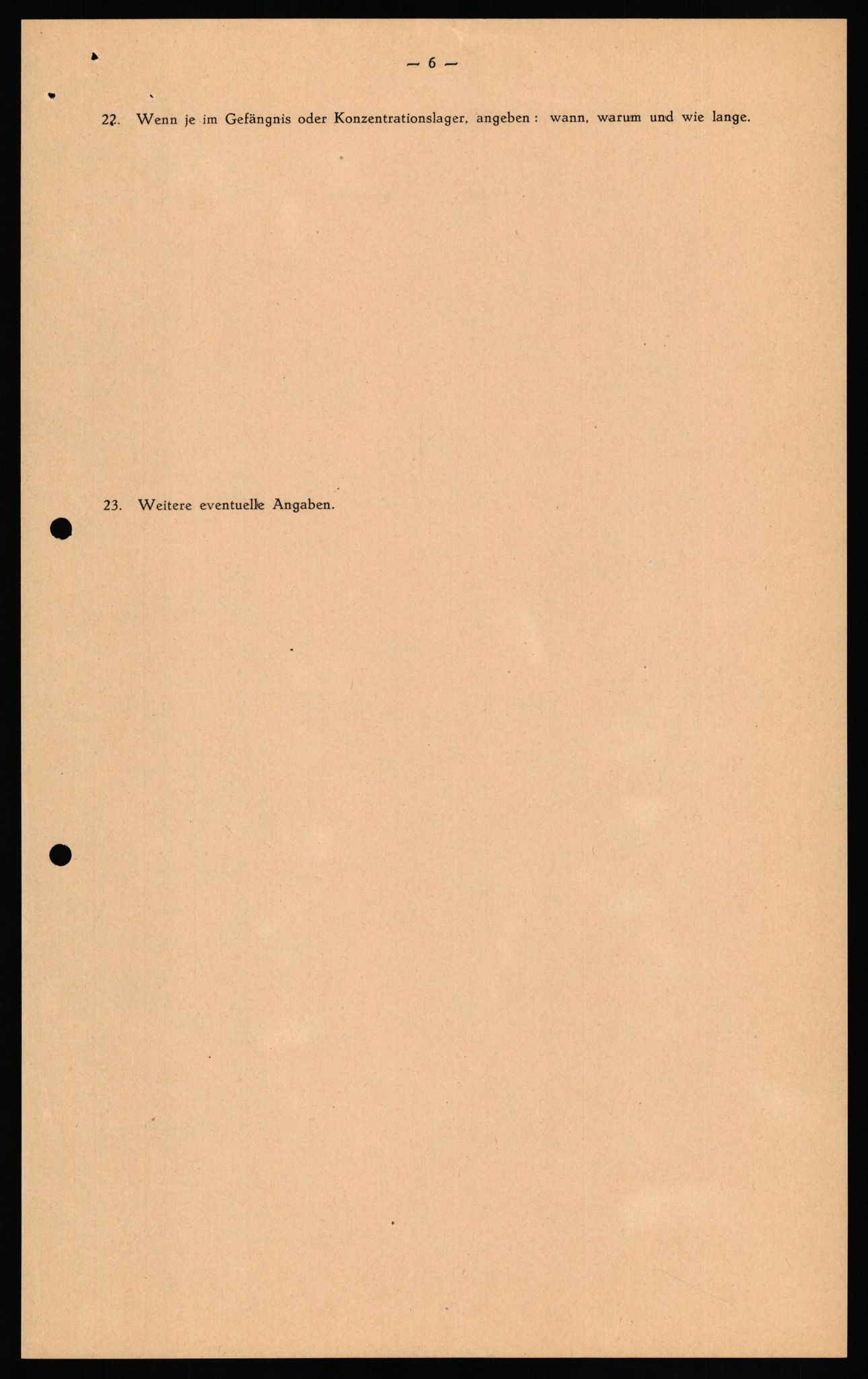 Forsvaret, Forsvarets overkommando II, RA/RAFA-3915/D/Db/L0027: CI Questionaires. Tyske okkupasjonsstyrker i Norge. Tyskere., 1945-1946, p. 94