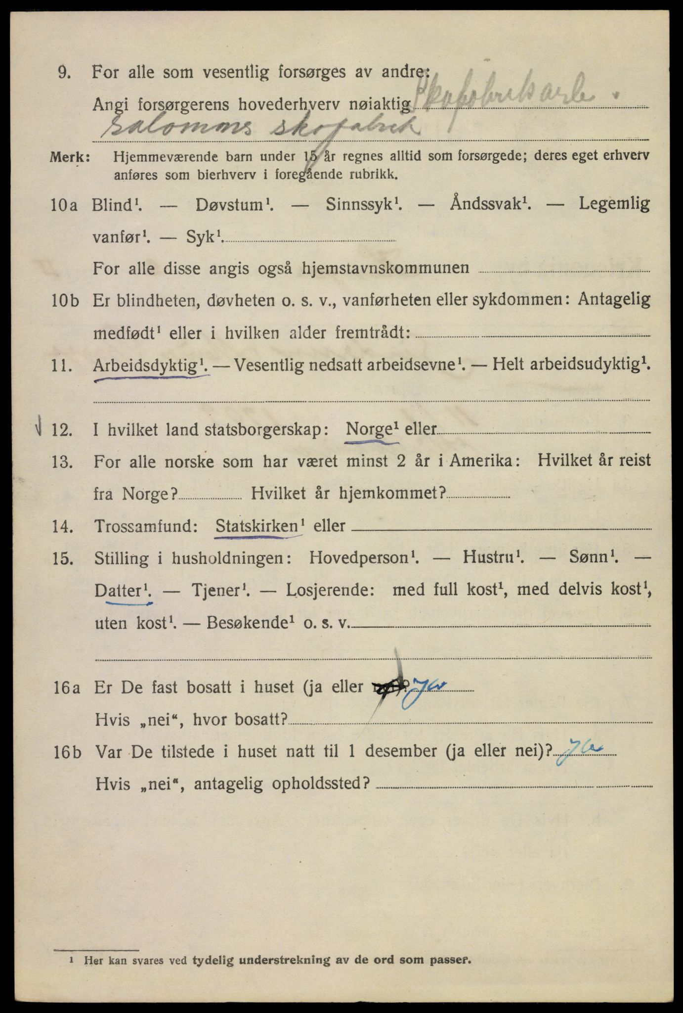 SAO, 1920 census for Kristiania, 1920, p. 332932